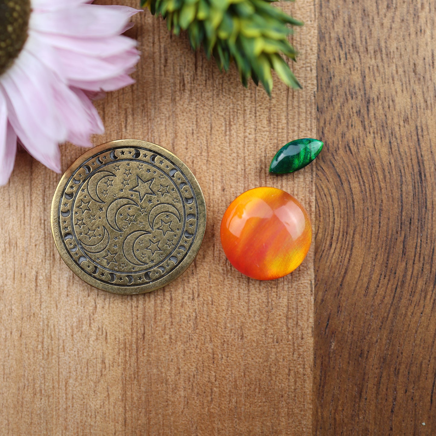 Aurora Opal Cabochon - approx. 12 x 12 x 4.3 mm