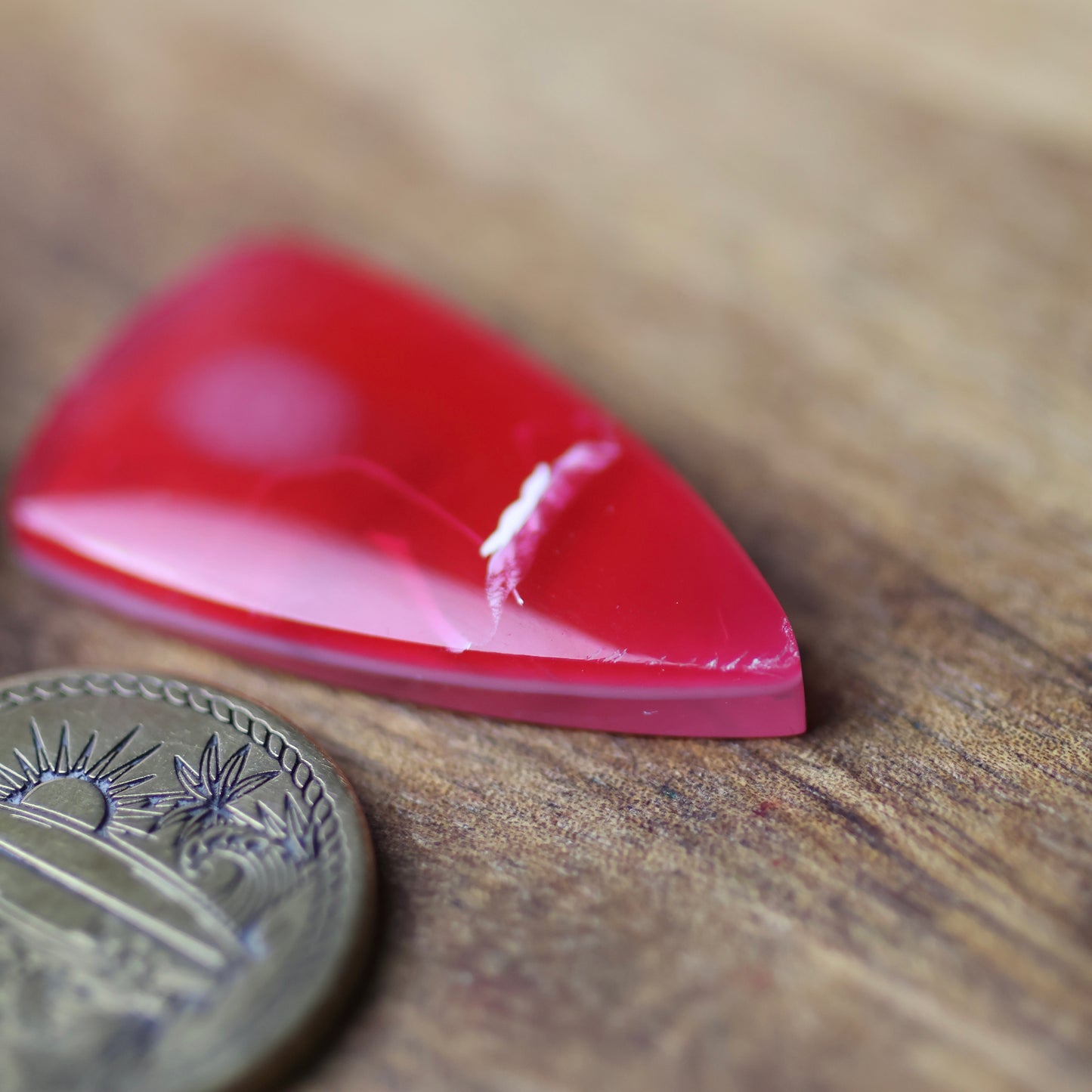 Gower Surfite Cabochon - approx. 30 x 16 x 4.8 mm