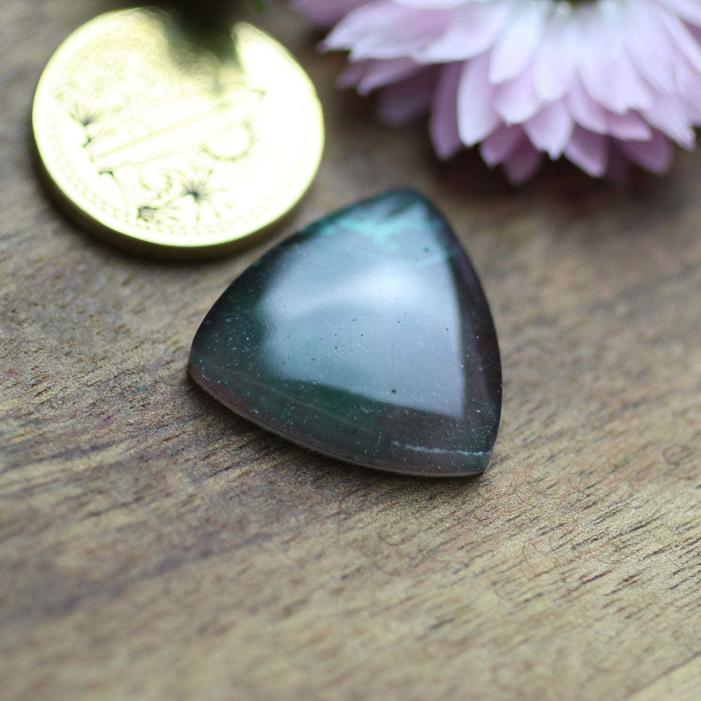 Gower Surfite Cabochon - approx. 21 x 21 x 4.7 mm