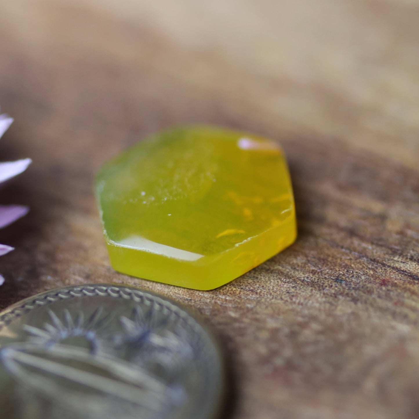 Gower Surfite Cabochon - approx. 15 x 16 x 4.2 mm