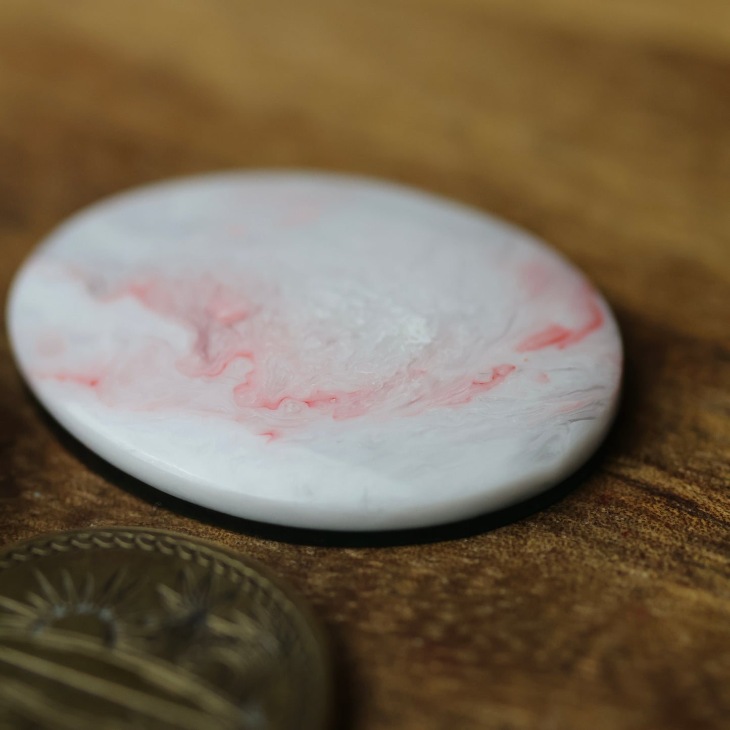 Gower Surfite Cabochon - approx. 29 x 22 x 4.8 mm