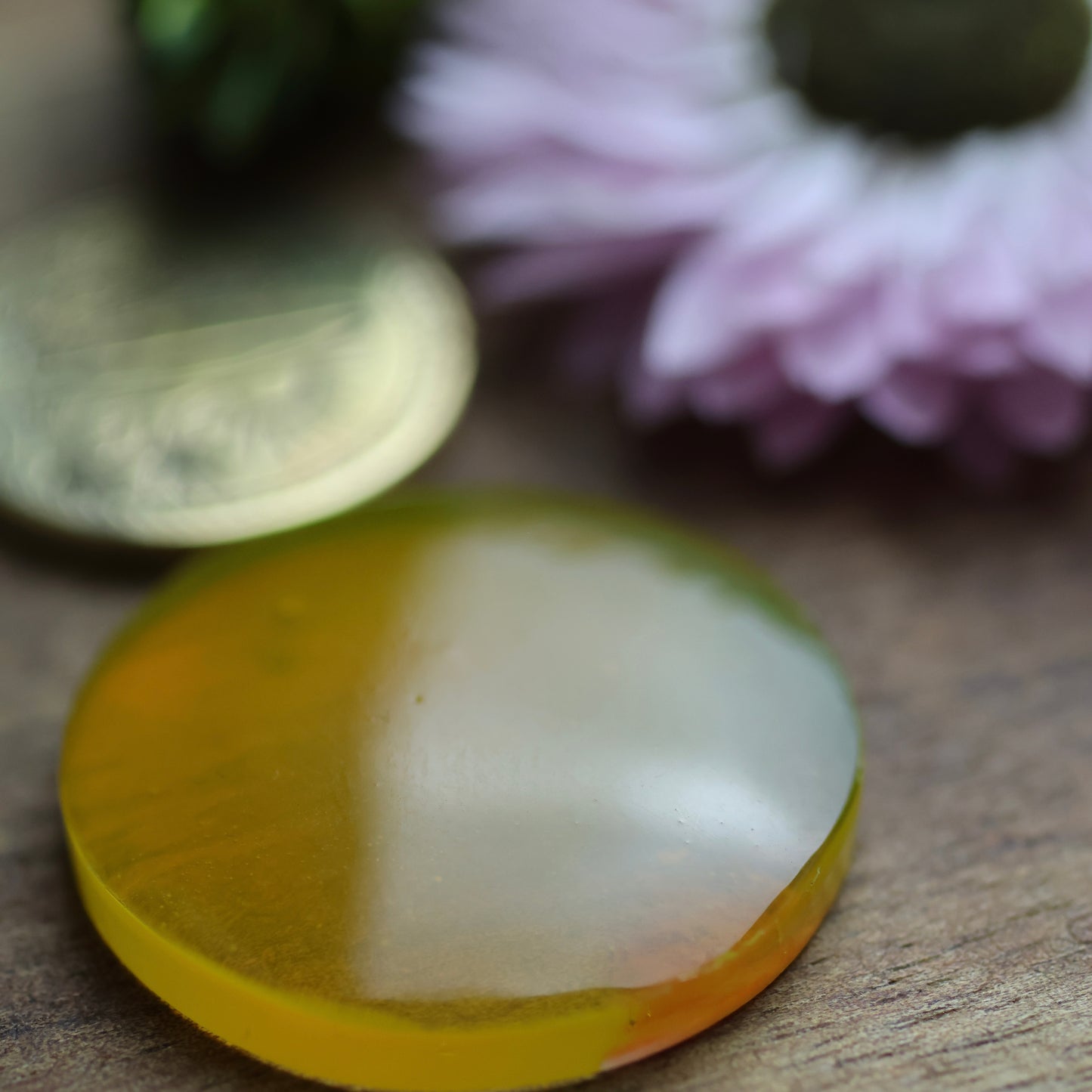 Gower Surfite Cabochon - approx. 27 x 27 x 5.3 mm