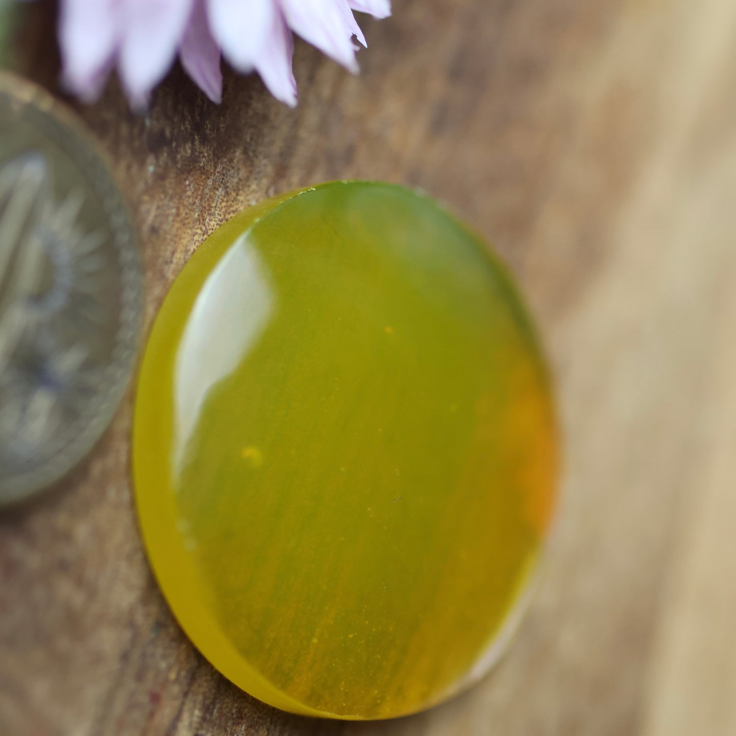 Gower Surfite Cabochon - approx. 27 x 27 x 5.3 mm