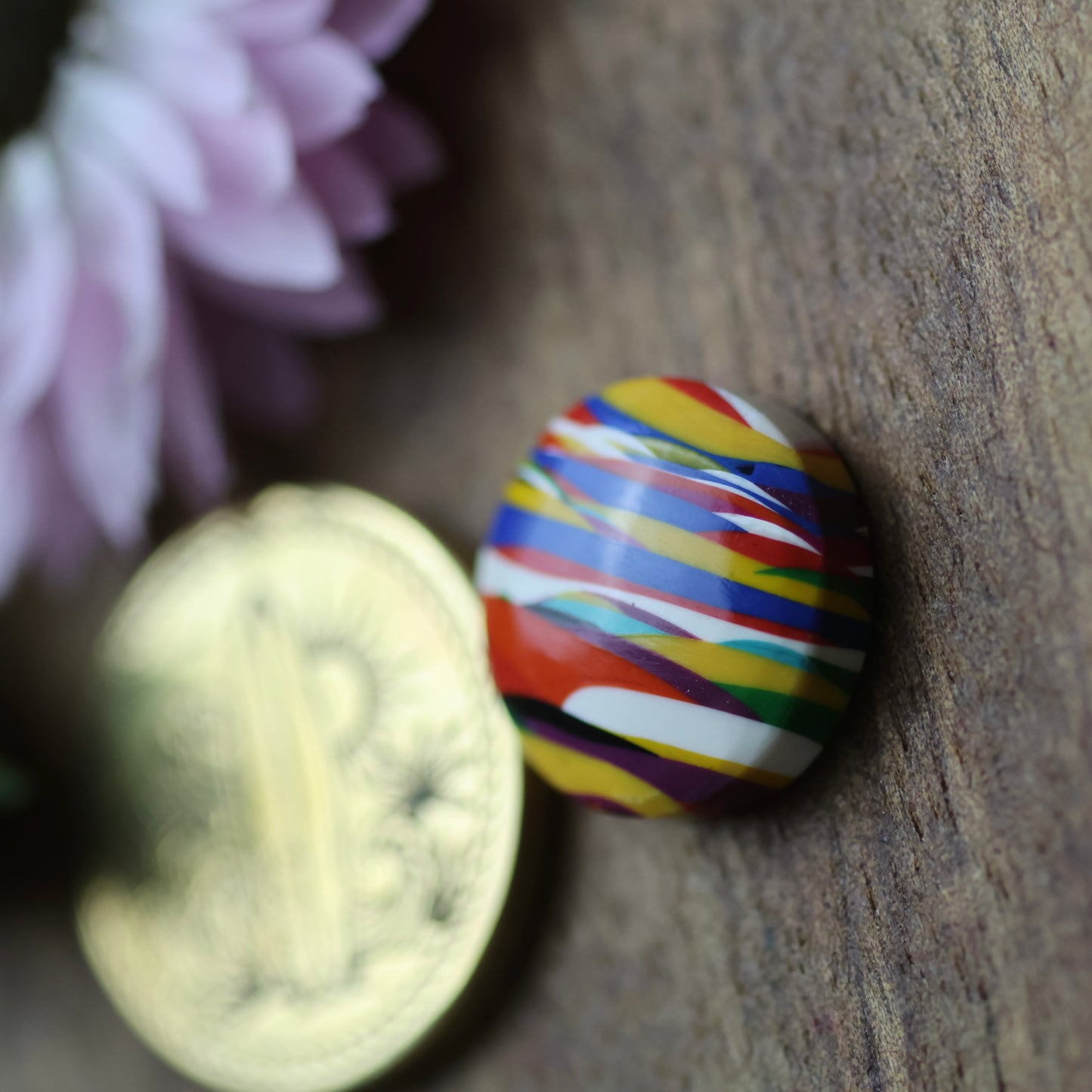 Oregon Surfite Cabochon - approx. 14 x 14 x 4.9 mm