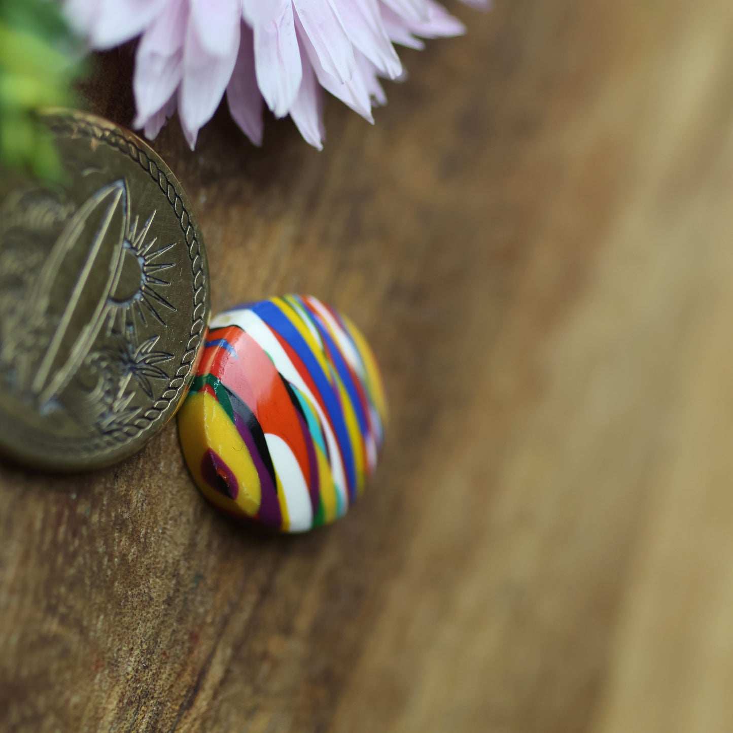 Oregon Surfite Cabochon - approx. 14 x 14 x 4.9 mm
