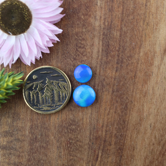 Aurora Opal Cabochon Set of 2 - Mixed Size