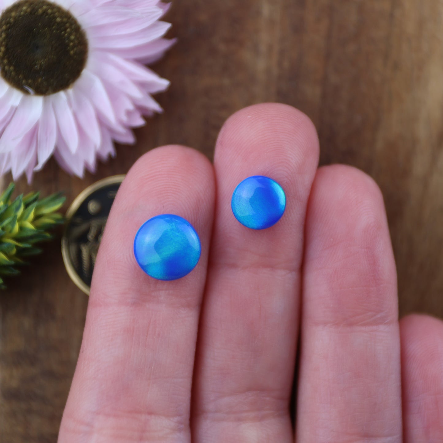 Aurora Opal Cabochon Set of 2 - Mixed Size