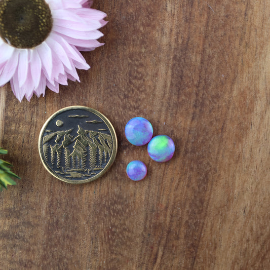 Aurora Opal Cabochon Set of 3 - Mixed Size
