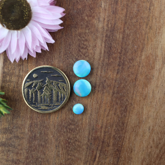Aurora Opal Cabochon Set of 3 - Mixed Size