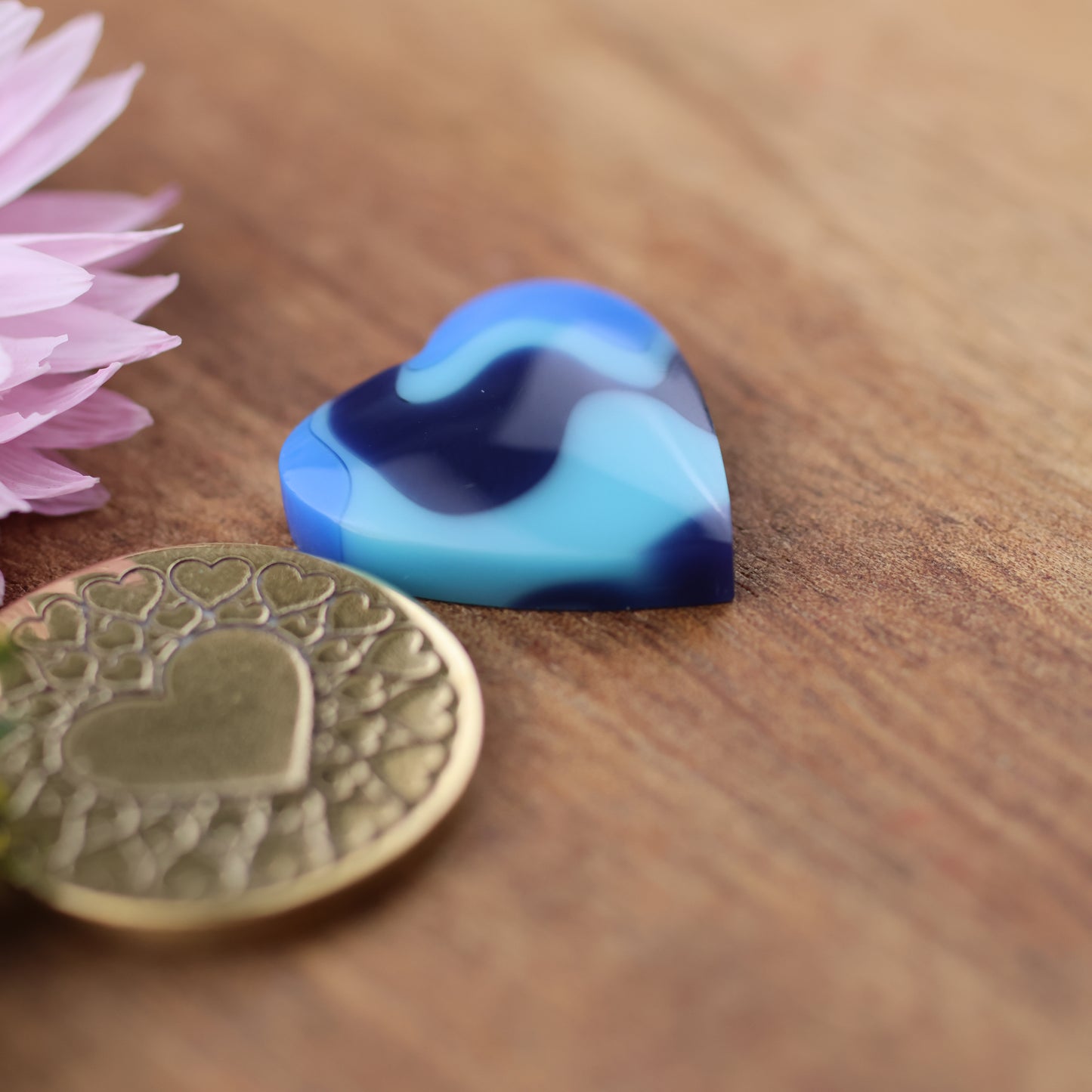 Acrylic Cabochon - approx. 17 x 17 x 4.7 mm