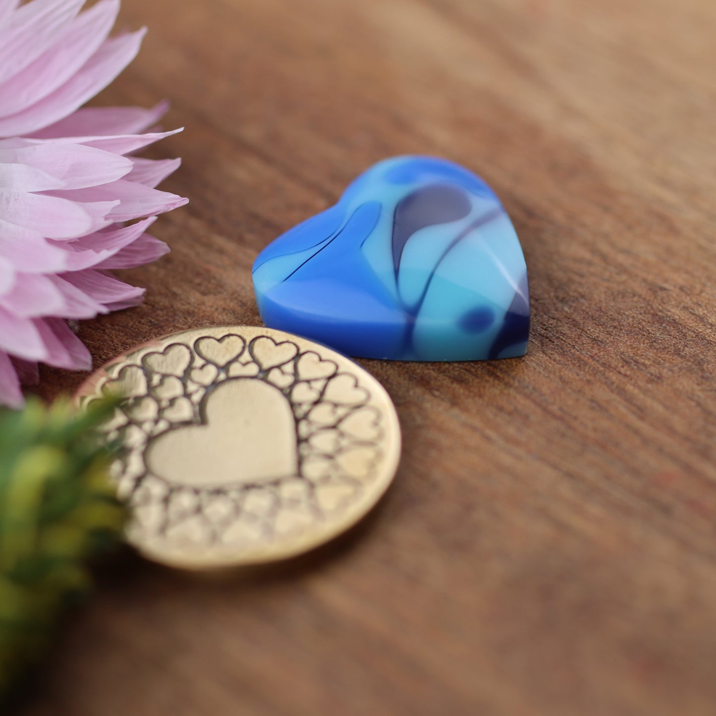 Acrylic Cabochon - approx. 17 x 17 x 4.6 mm