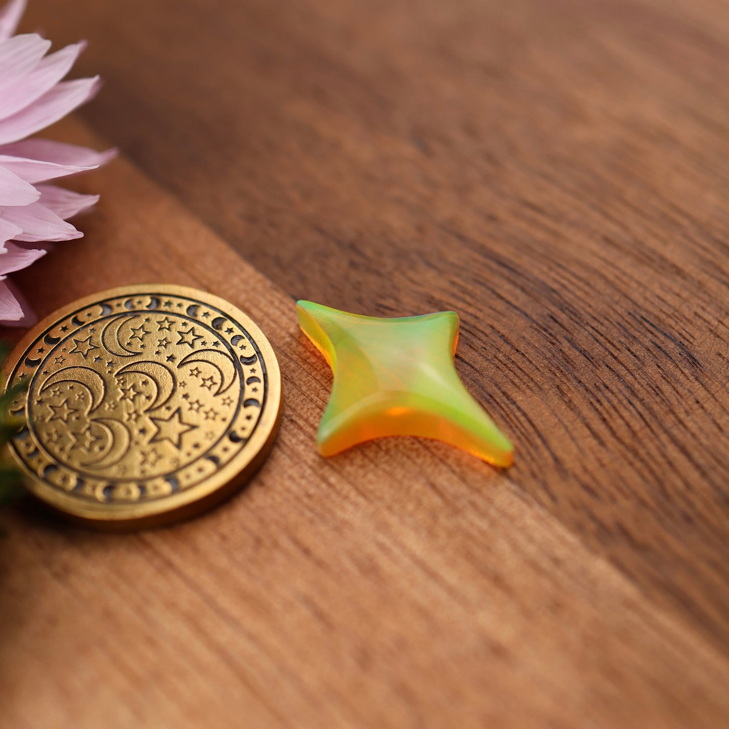 Aurora Opal Cabochon - approx. 19 x 14 x 3.5 mm