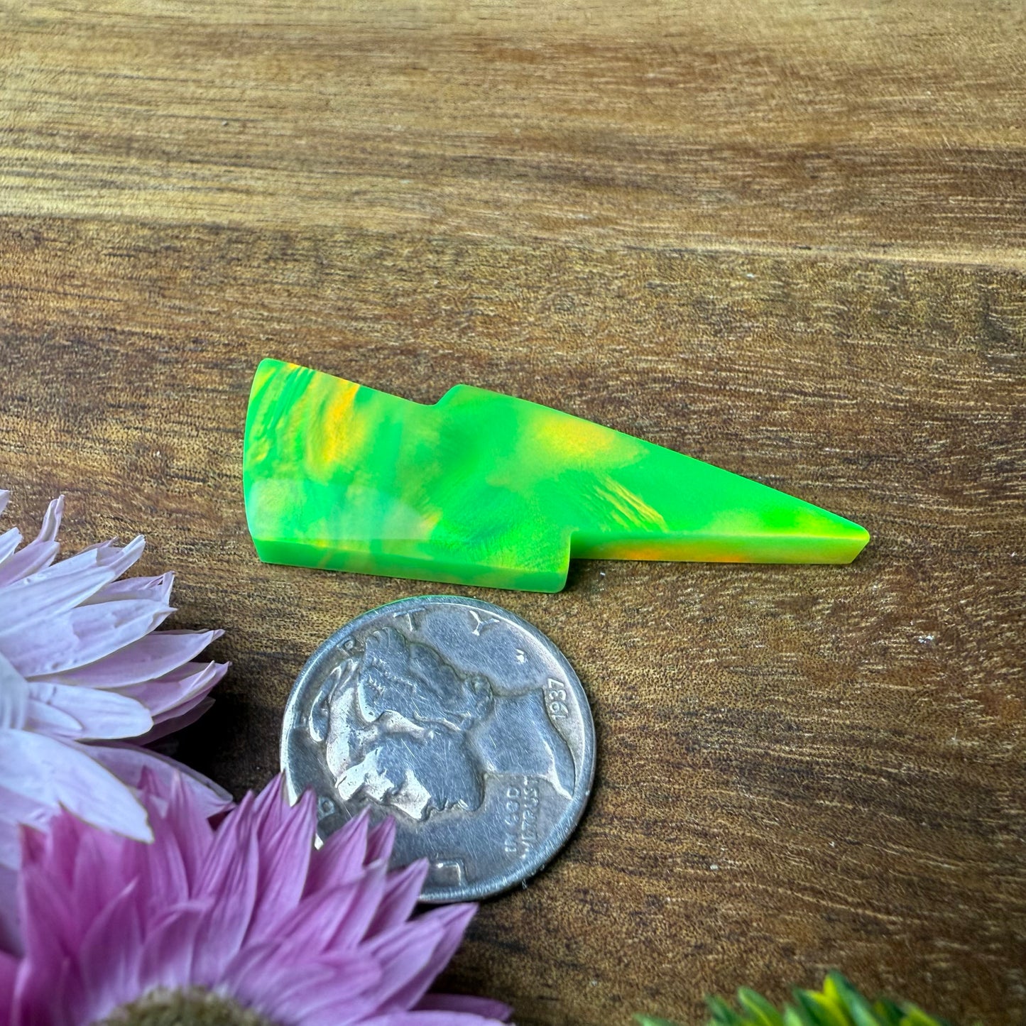 Aurora Opal Cabochon - approx. 40 x 14 x 4.5 mm