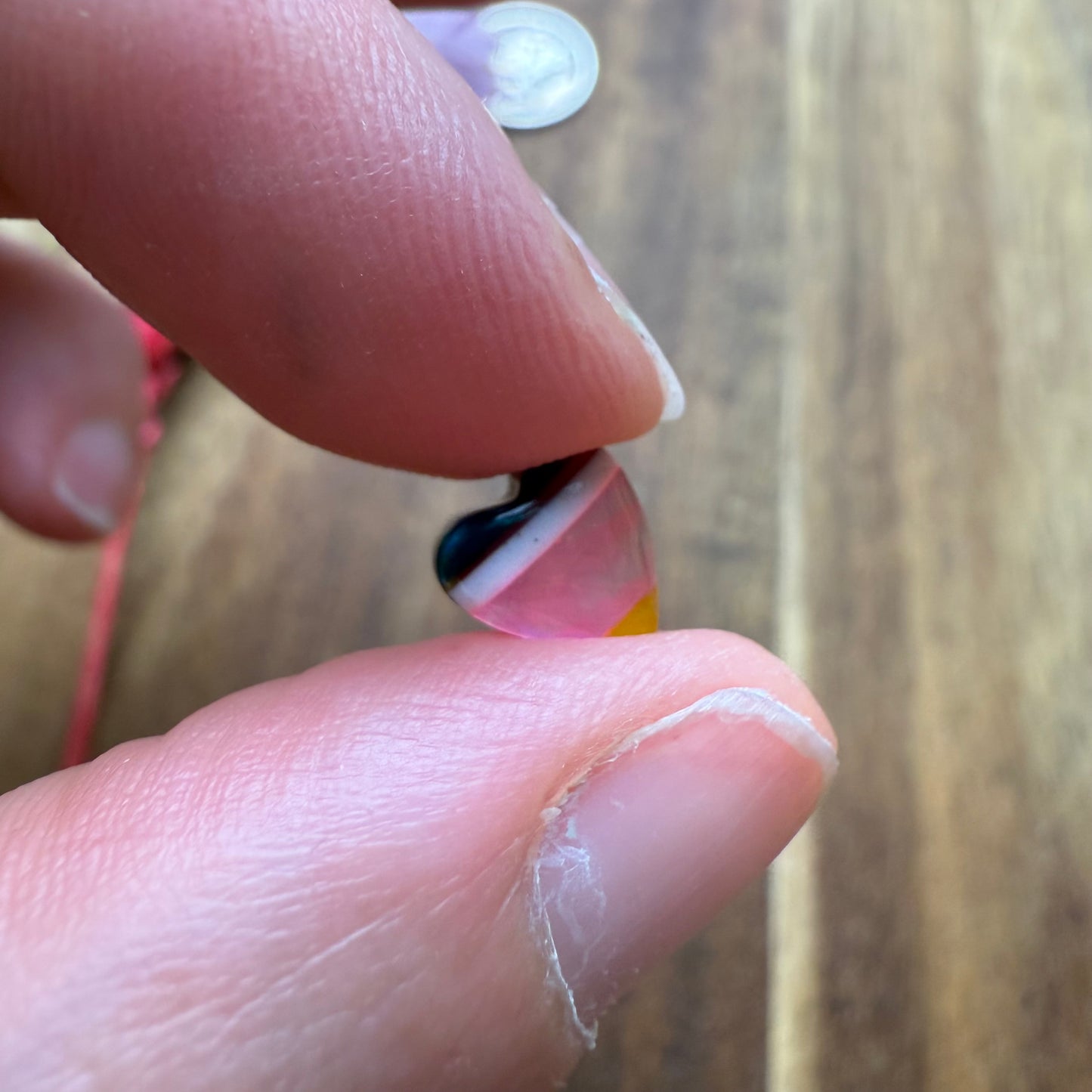 Gower Surfite Cabochon - approx. 8 x 7 x 3.4 mm