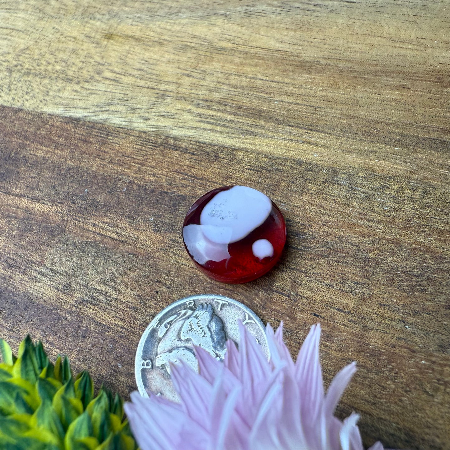 Gower Surfite Cabochon - approx. 15 x 15 x 5.3 mm