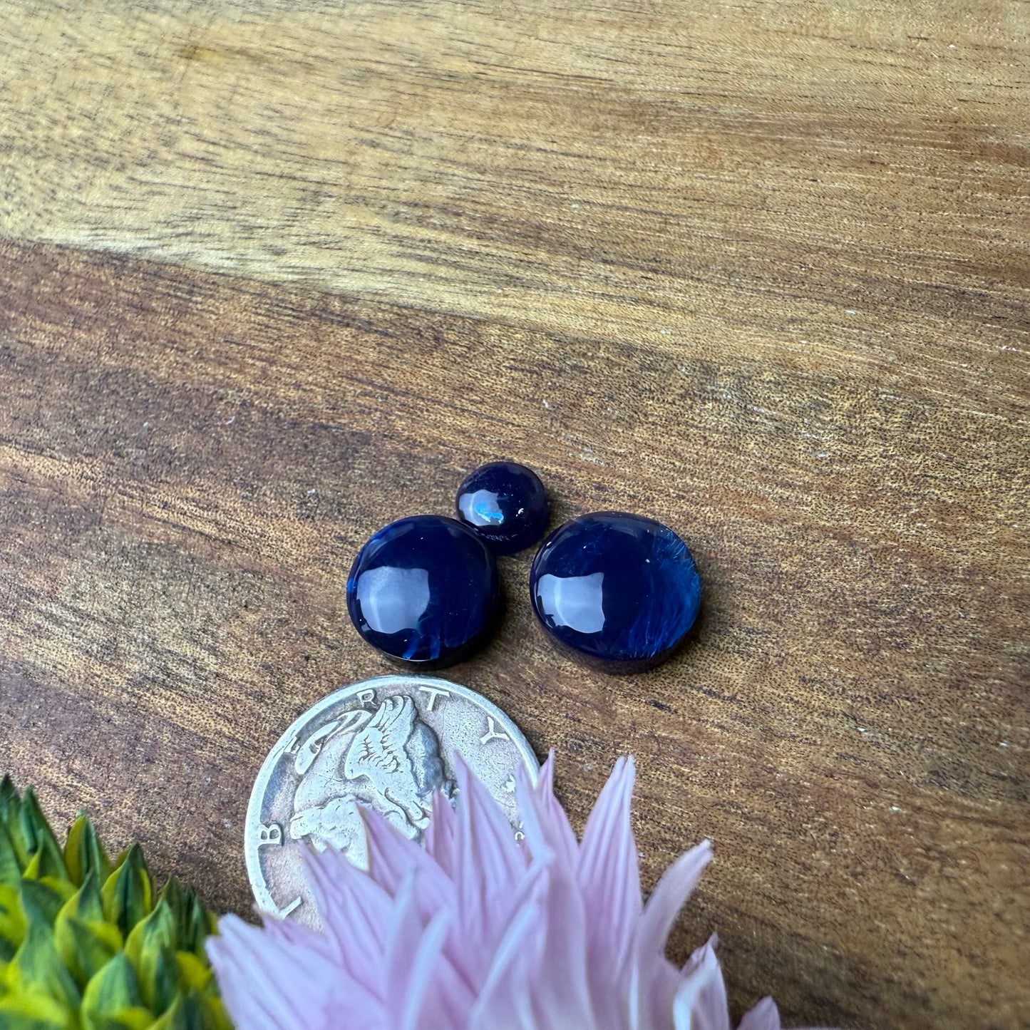 Gower Surfite Cabochon Set of 3 - Mixed Size