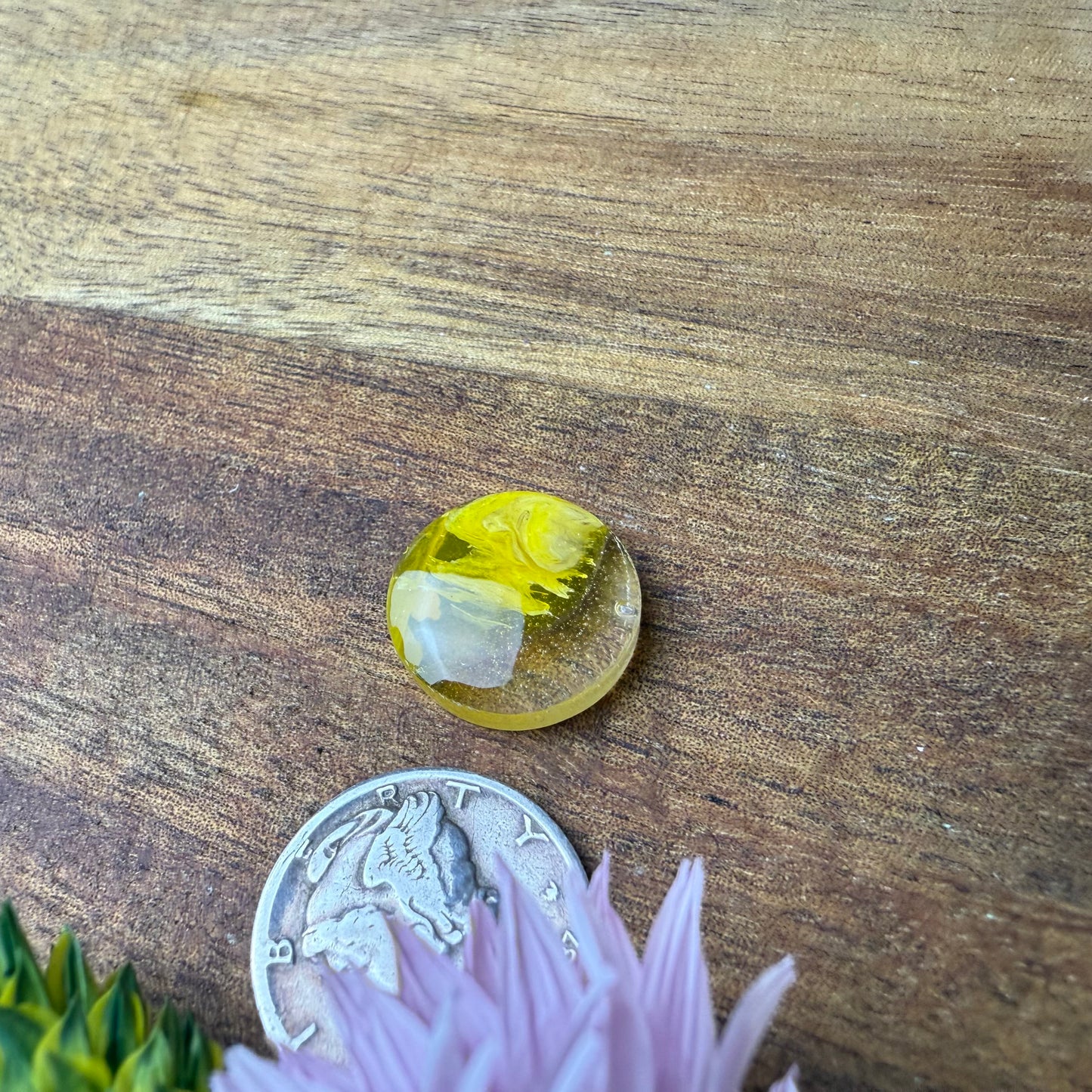 Gower Surfite Cabochon - approx. 14 x 14 x 4.5 mm