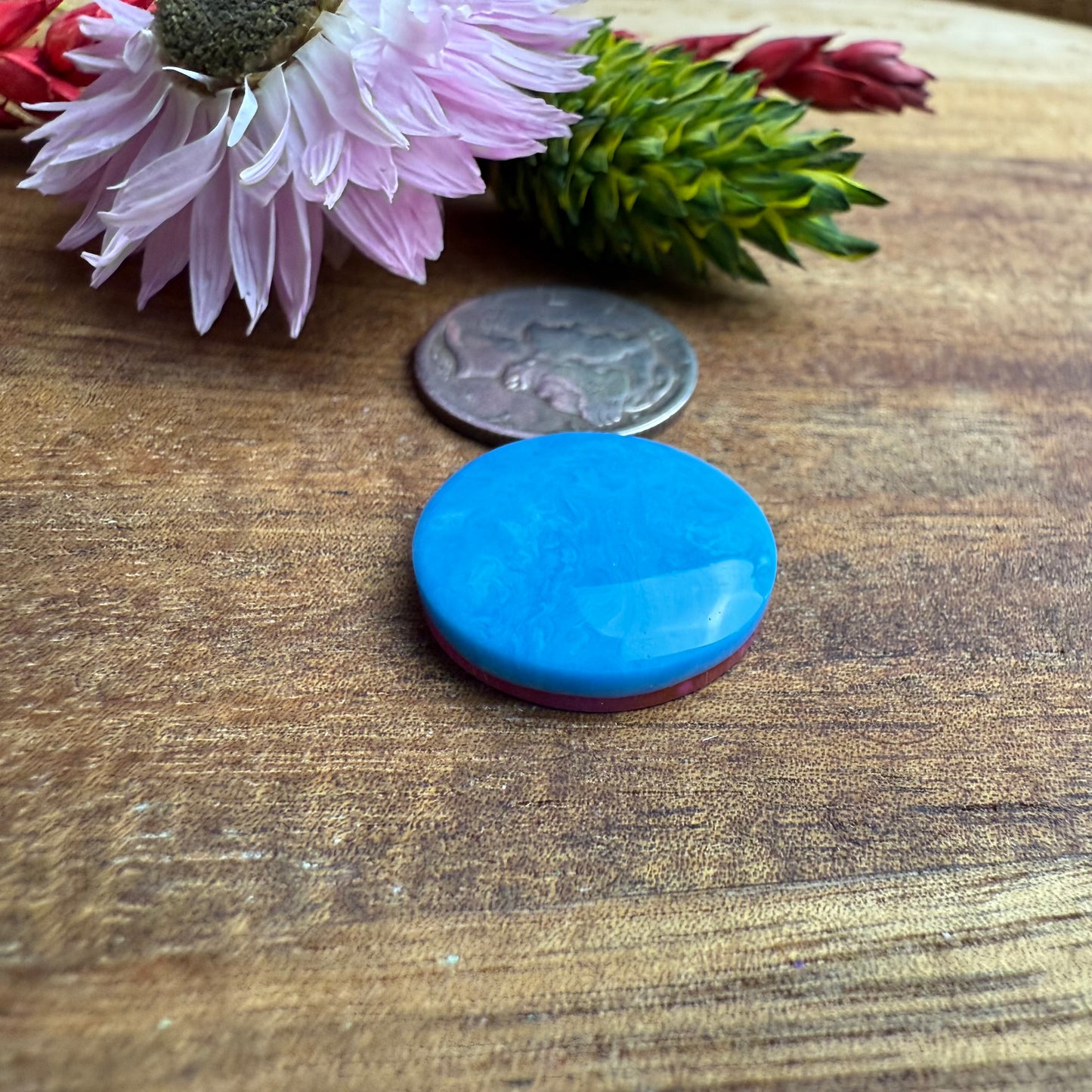 Gower Surfite Cabochon - approx. 18 x 18 x 4.7 mm