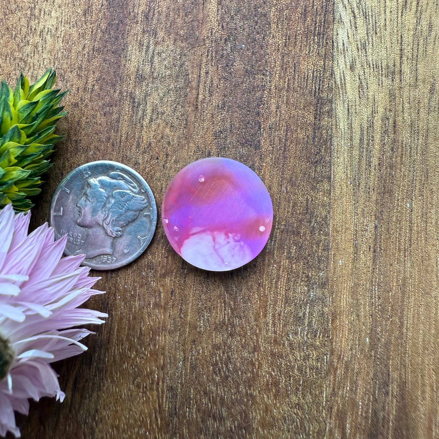 Gower Surfite Cabochon - approx. 18 x 18 x 4.7 mm