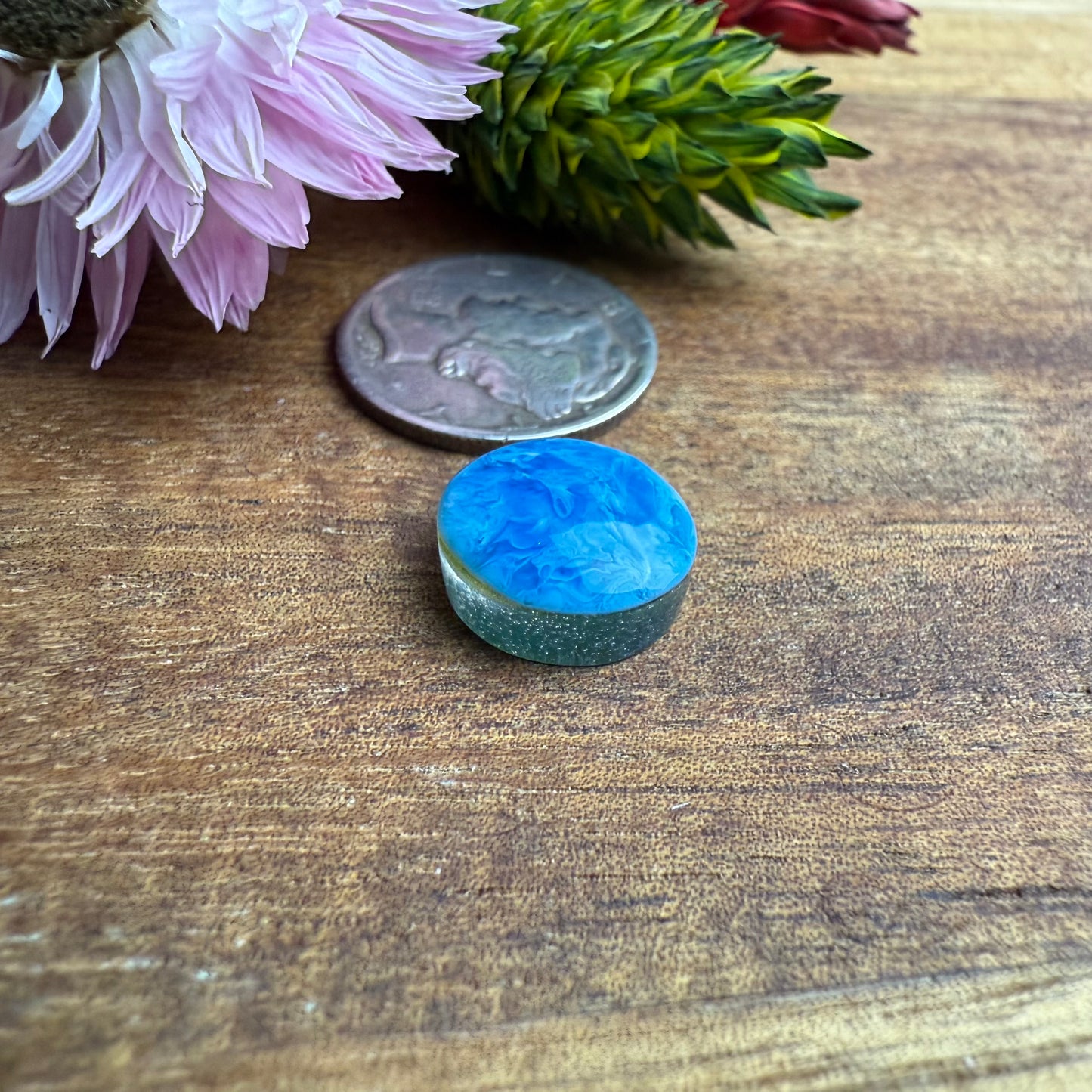 Gower Surfite Cabochon - approx. 11 x 11 x 5.1 mm