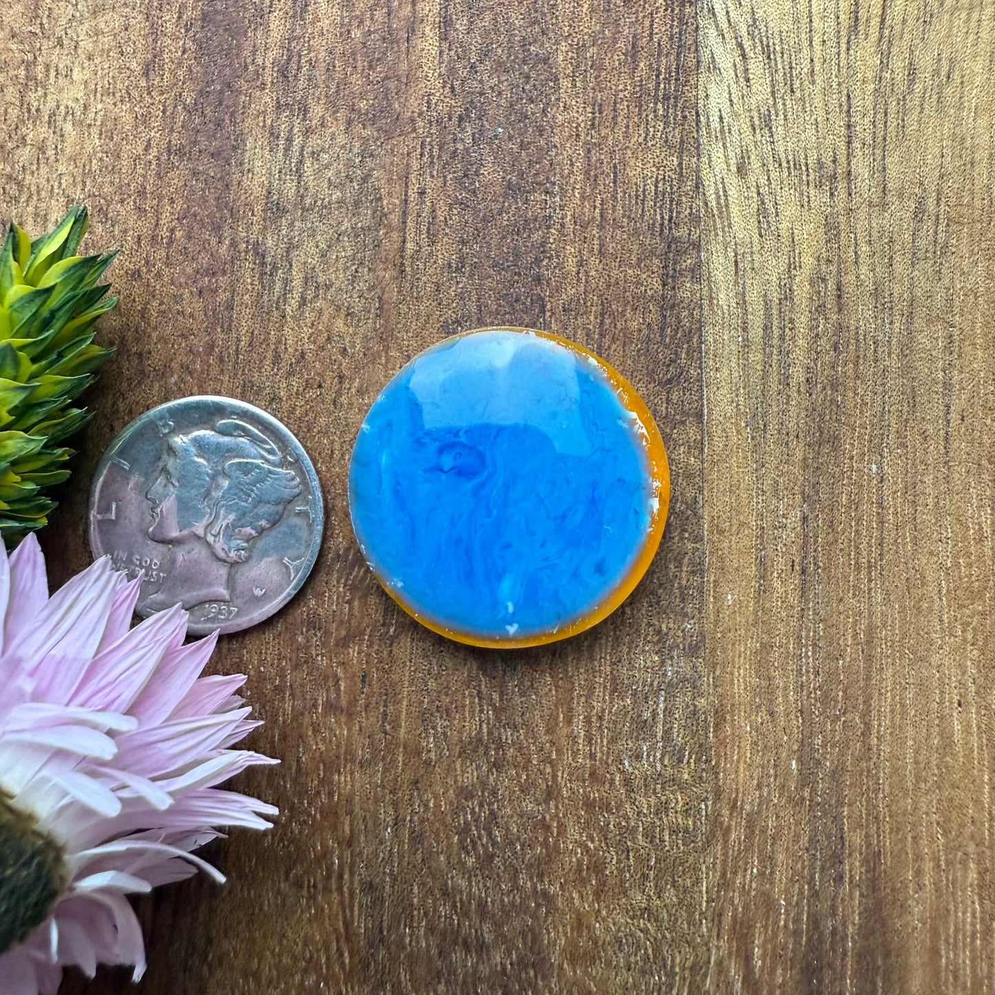 Gower Surfite Cabochon - approx. 23 x 23 x 6 mm