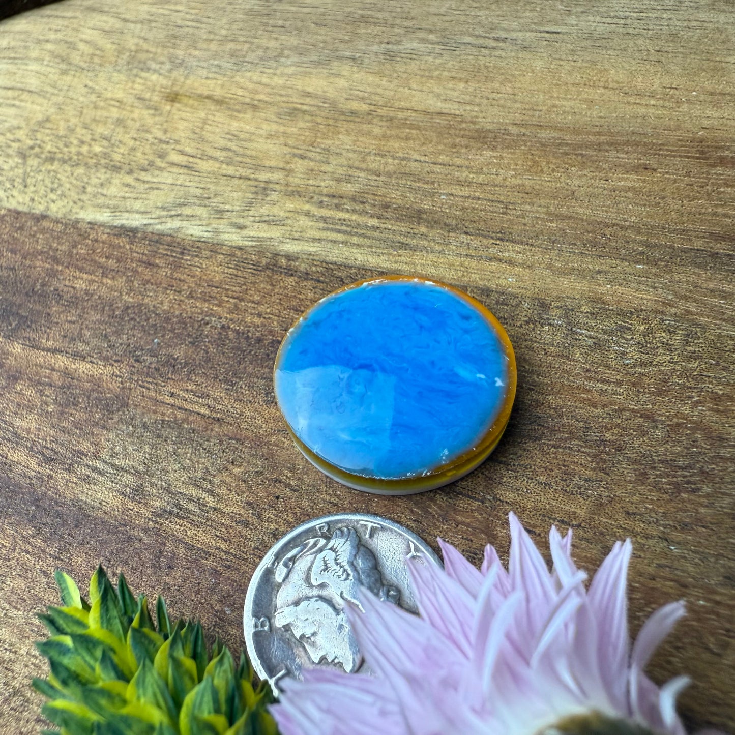 Gower Surfite Cabochon - approx. 23 x 23 x 6 mm