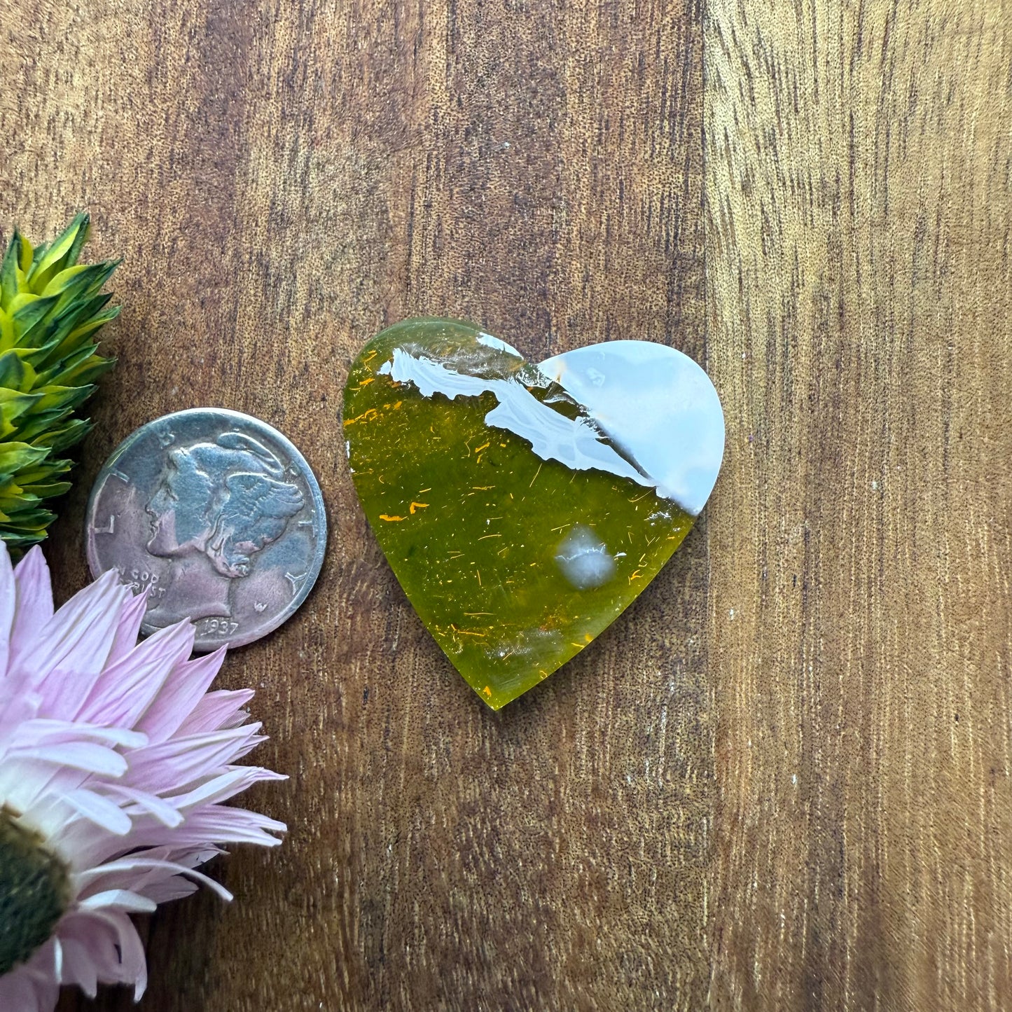 Gower Surfite Cabochon - approx. 27 x 27 x 4.7 mm