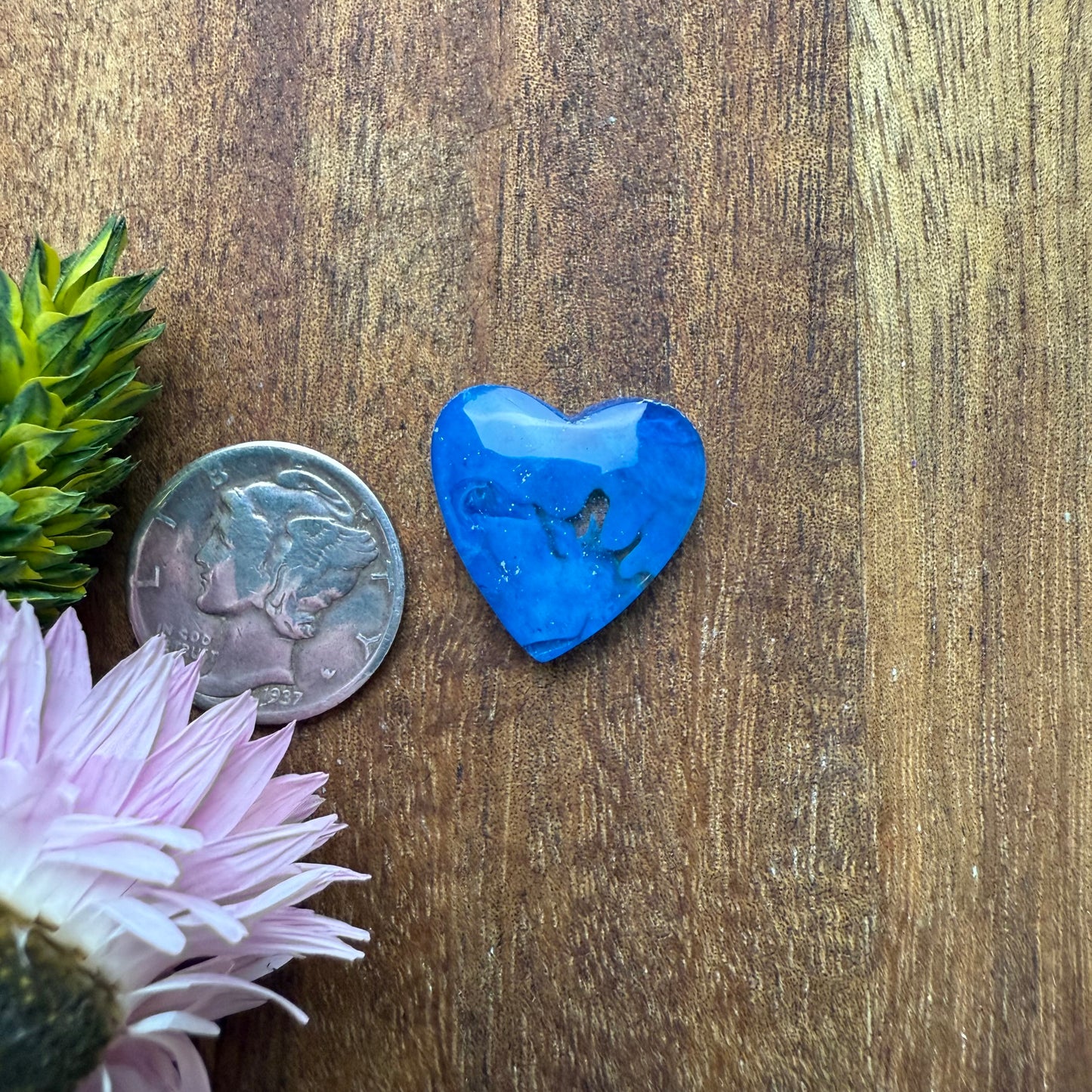 Gower Surfite Cabochon - approx. 16 x 16 x 4.8 mm
