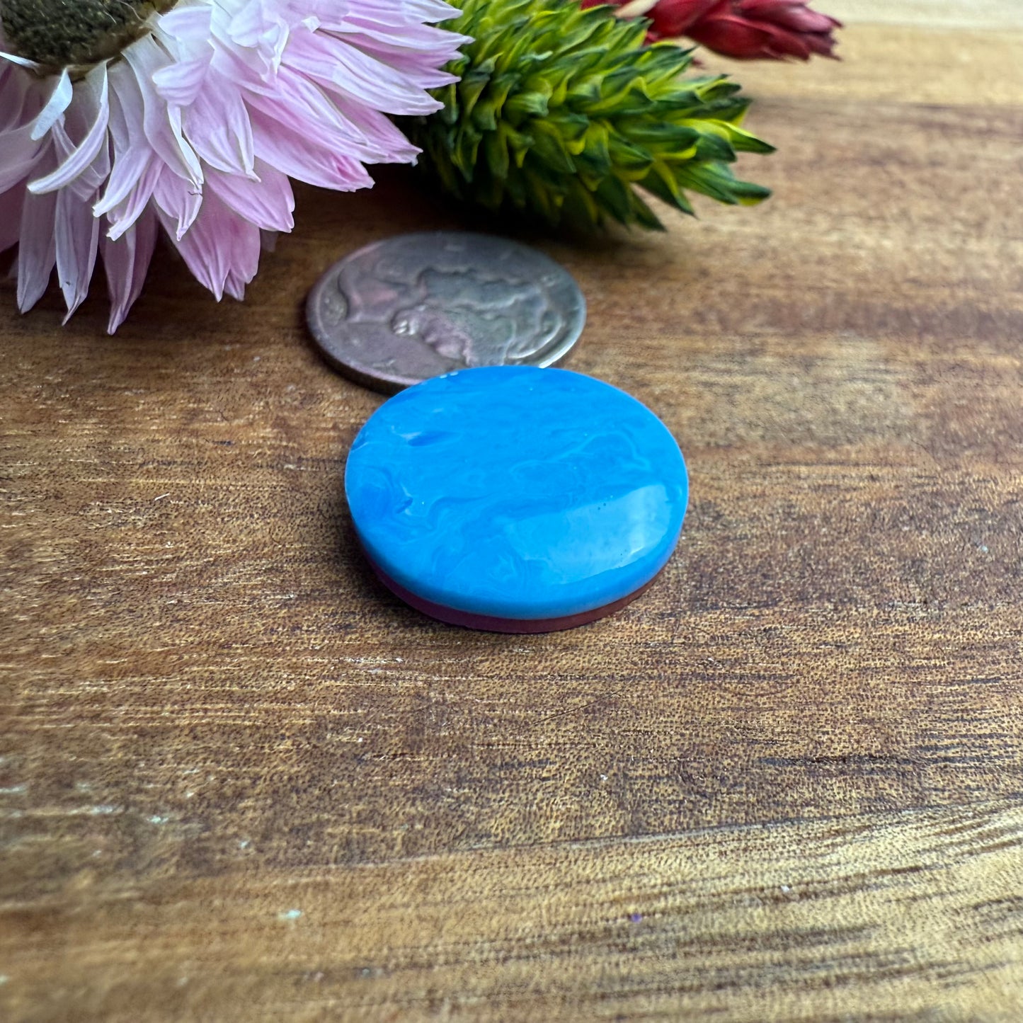 Gower Surfite Cabochon - approx. 17 x 17 x 4.5 mm