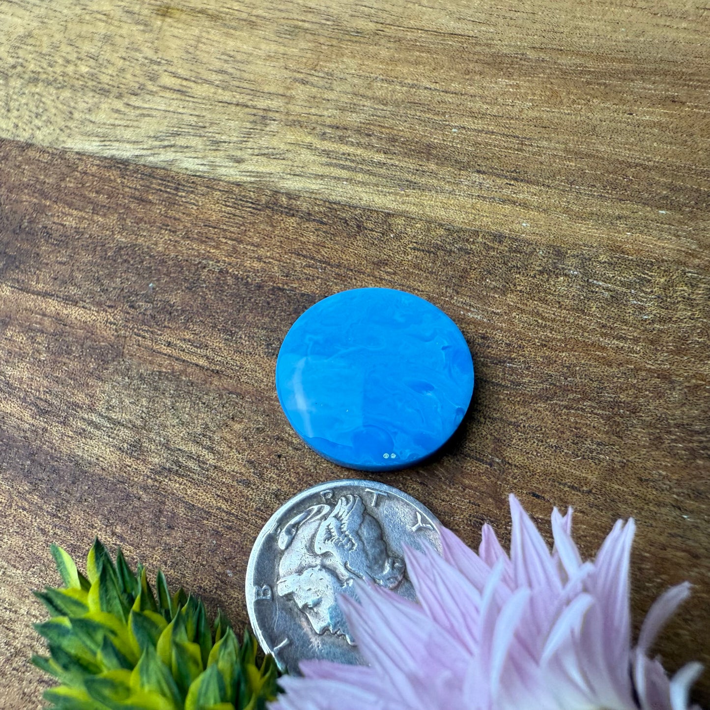 Gower Surfite Cabochon - approx. 17 x 17 x 4.5 mm