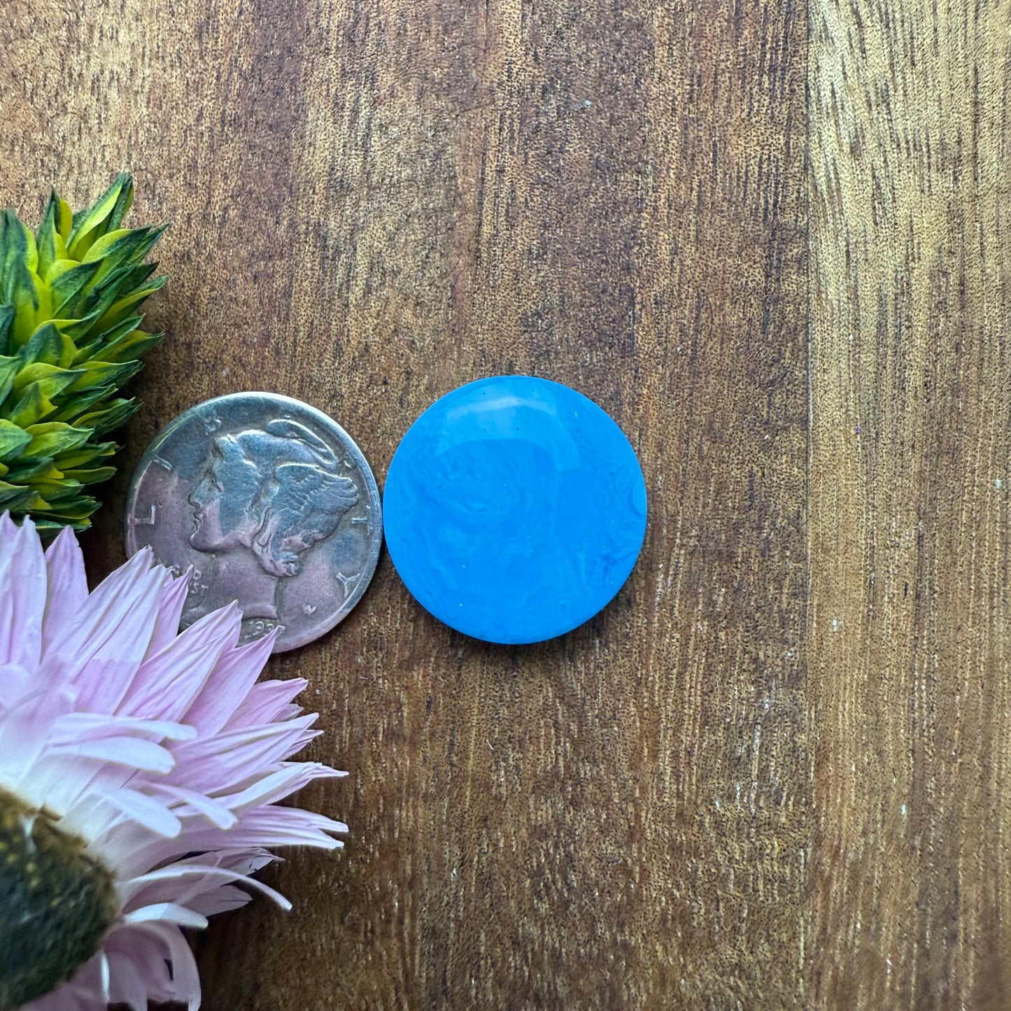 Gower Surfite Cabochon - approx. 17 x 17 x 4.9 mm