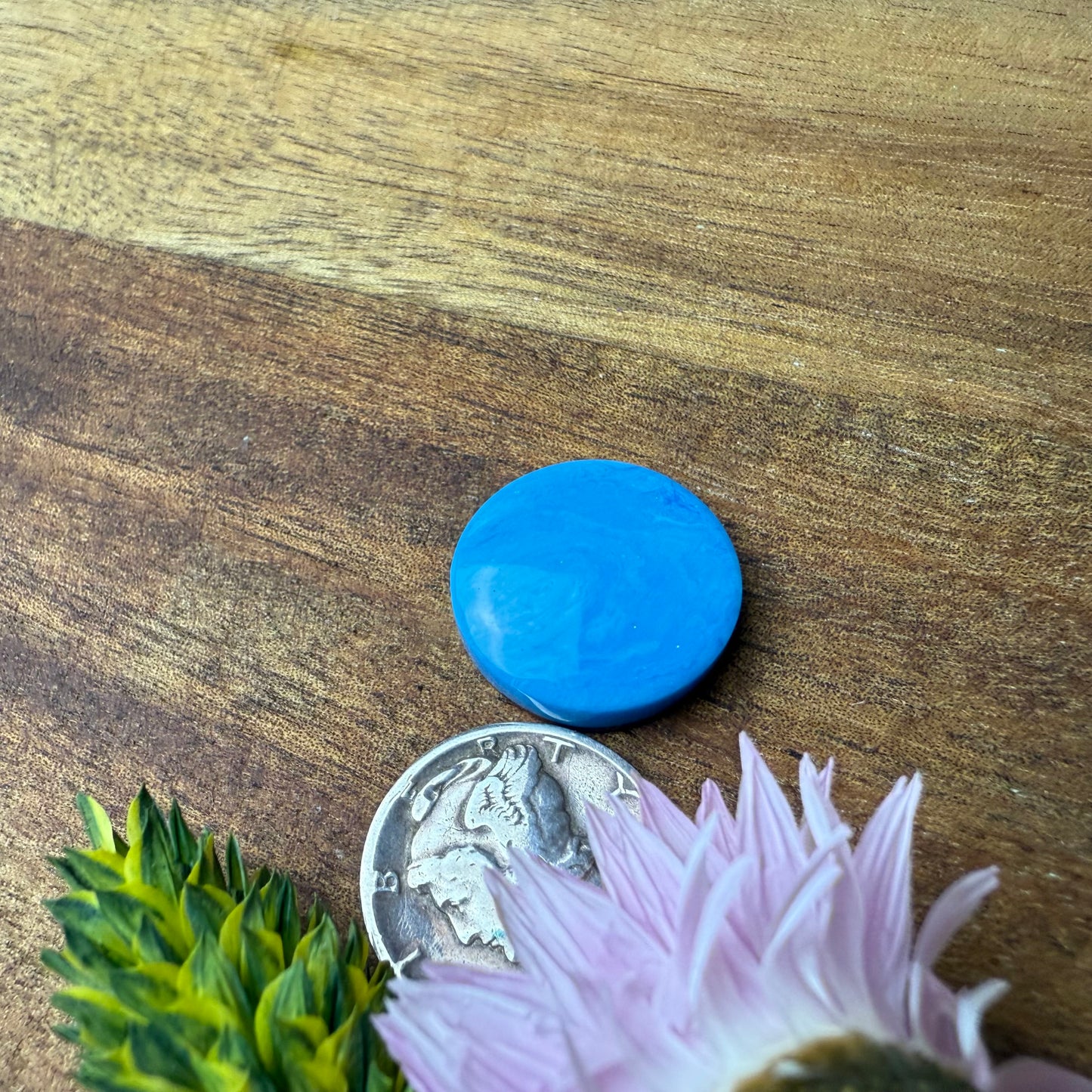 Gower Surfite Cabochon - approx. 17 x 17 x 4.9 mm