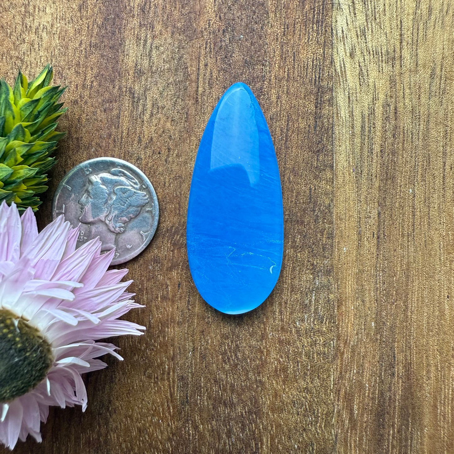 Gower Surfite Cabochon - approx. 36 x 15 x 5 mm