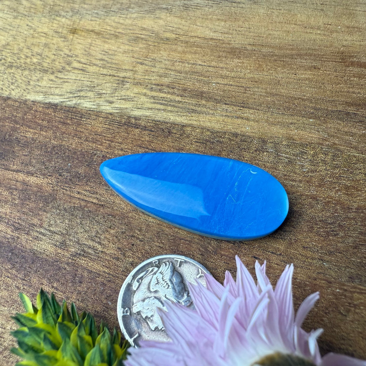 Gower Surfite Cabochon - approx. 36 x 15 x 5 mm