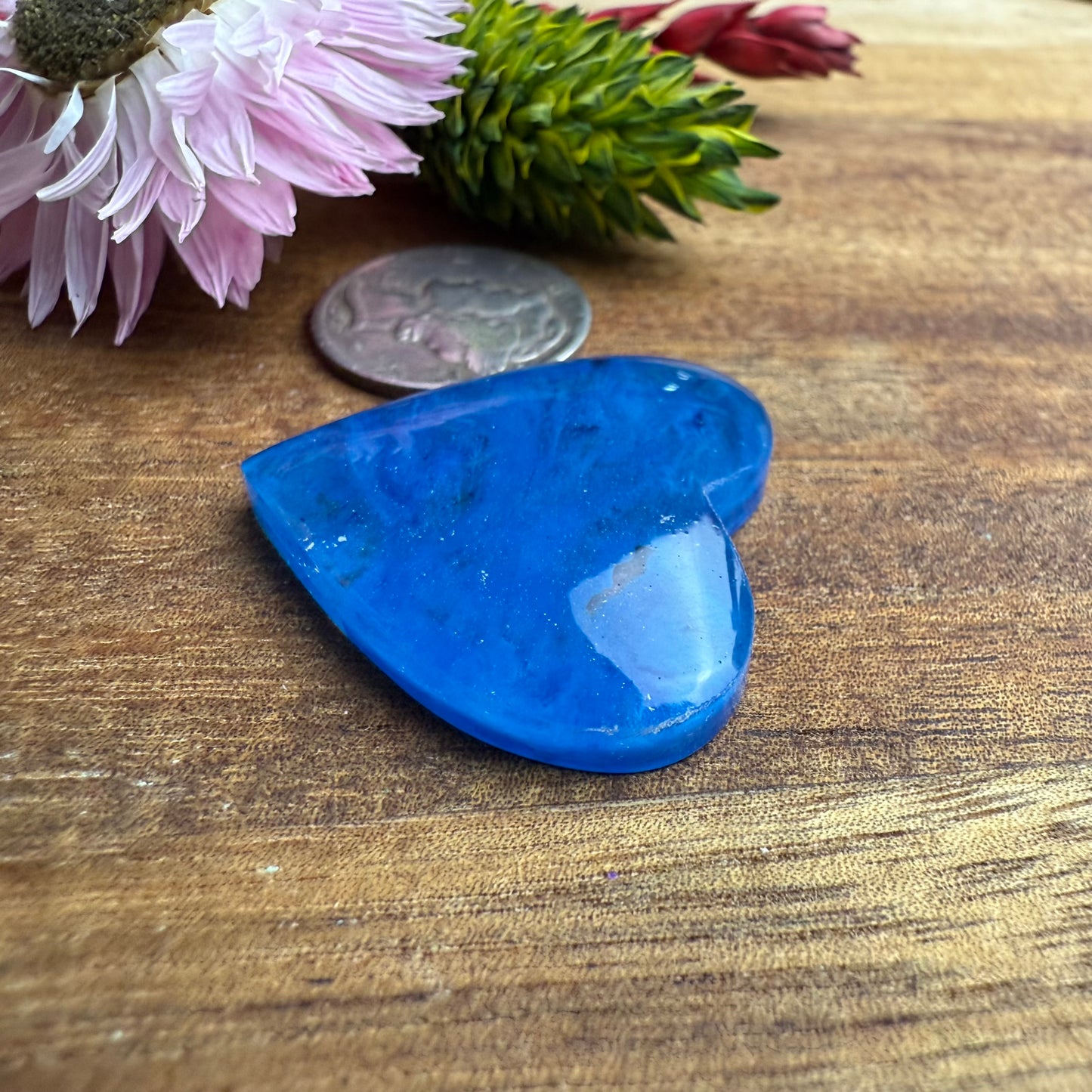 Gower Surfite Cabochon - approx. 26 x 27 x 5.9 mm
