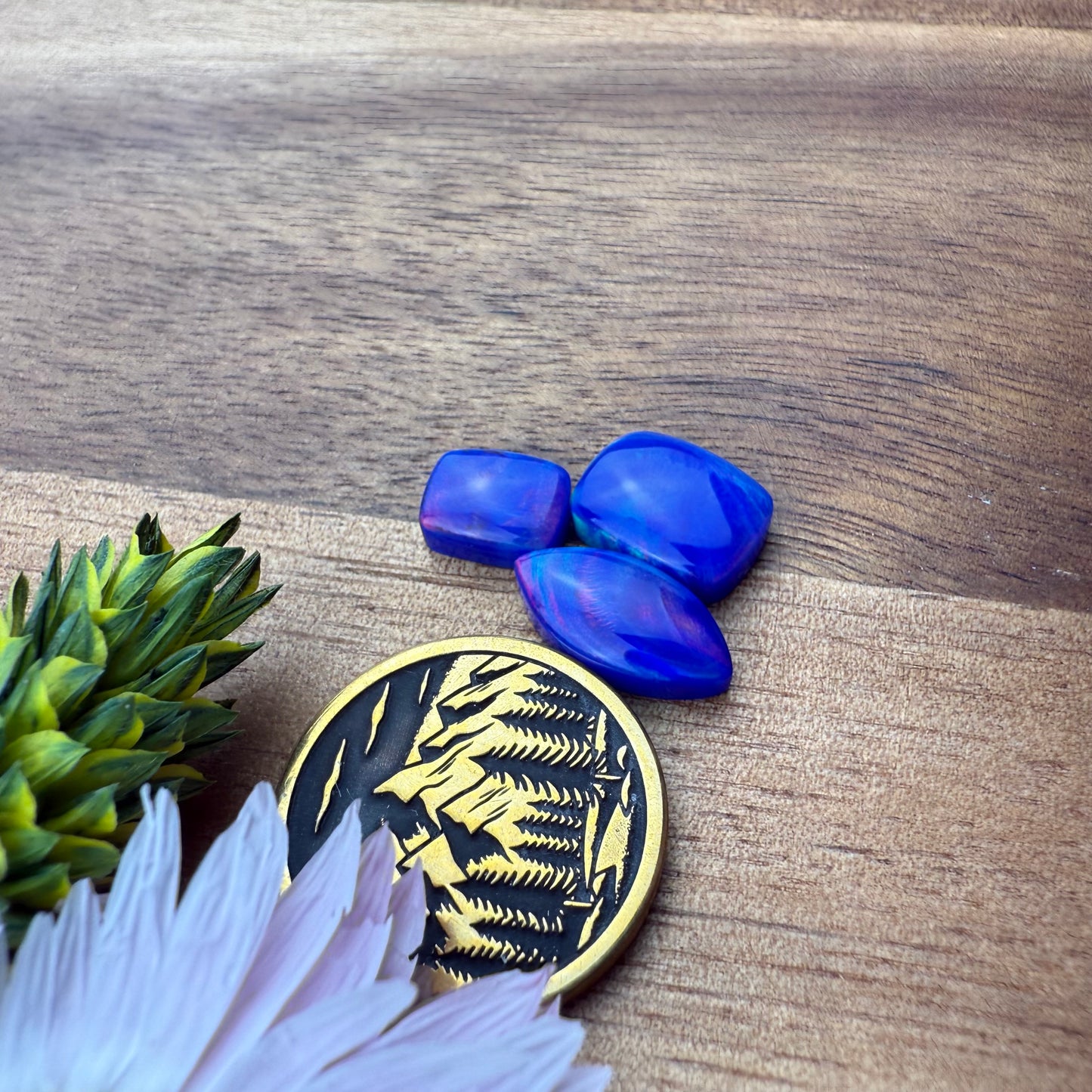 Aurora Opal Cabochon Set of 3 - Mixed Size
