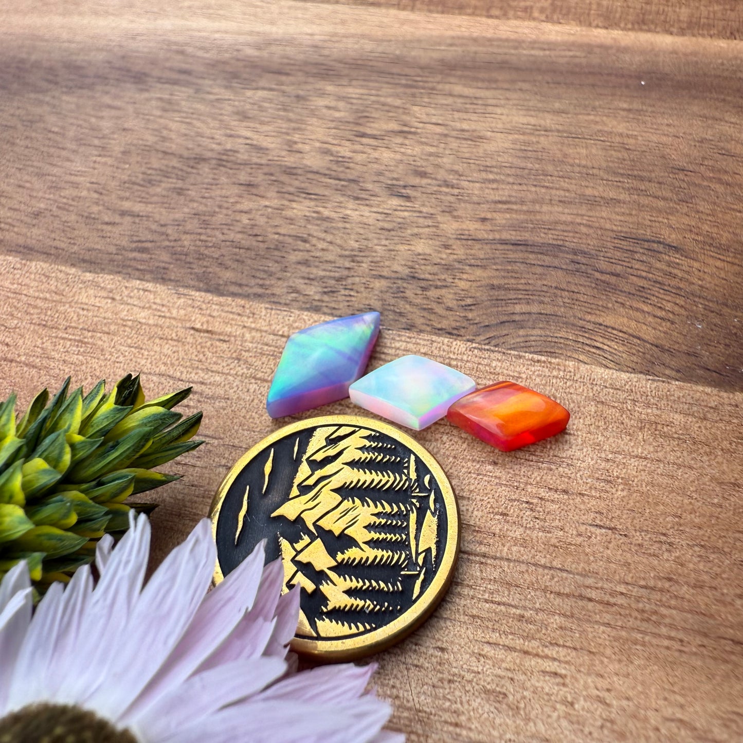 Aurora Opal Cabochon Set of 3 - Mixed Size