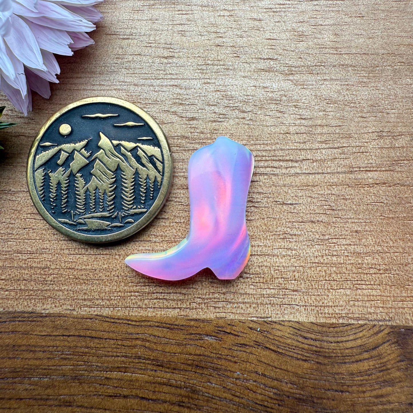 Pre-Order Aurora Opal Cabochon - approx. 19 x 16 mm