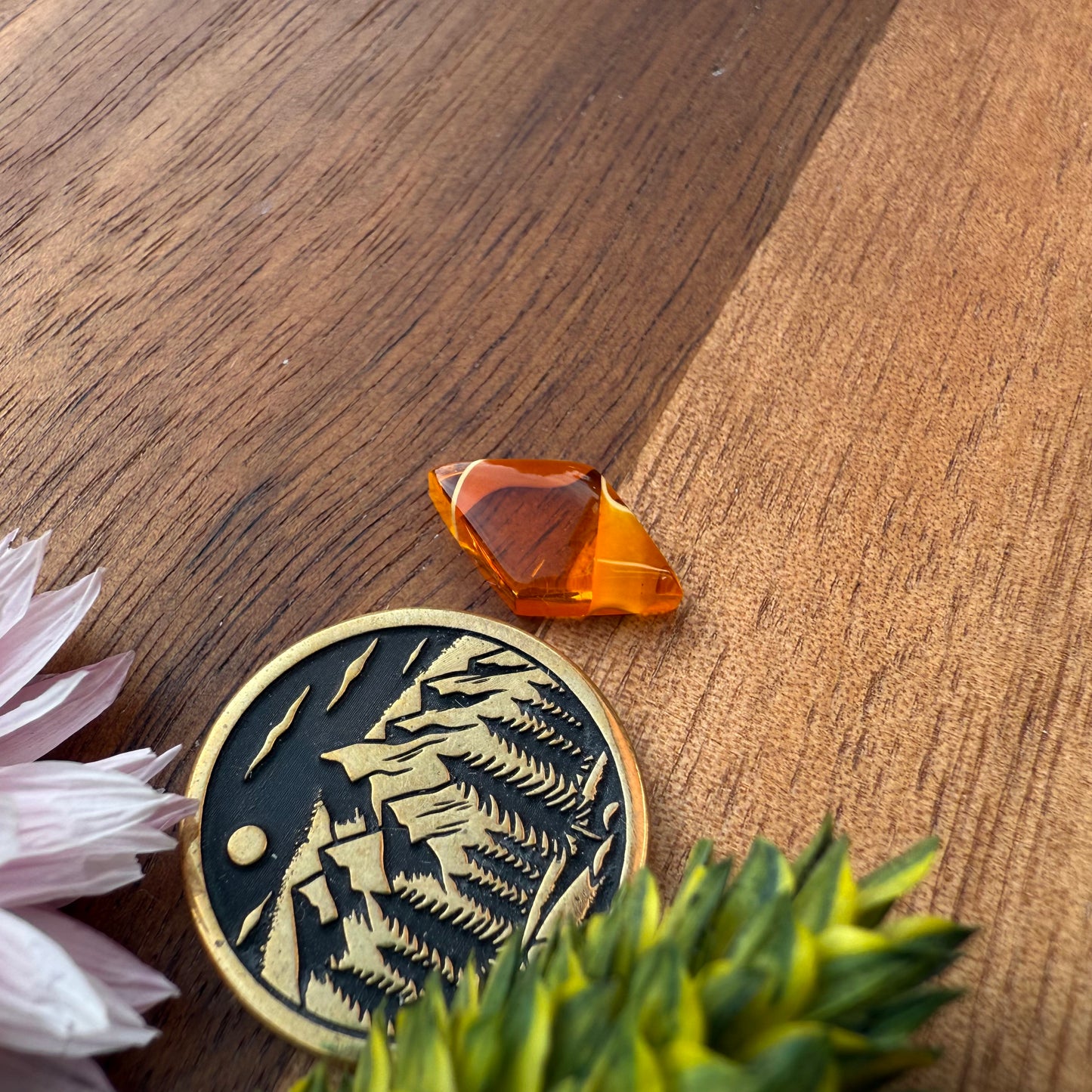 Acrylic Cabochon - approx. 14 x 8 x 3.2 mm