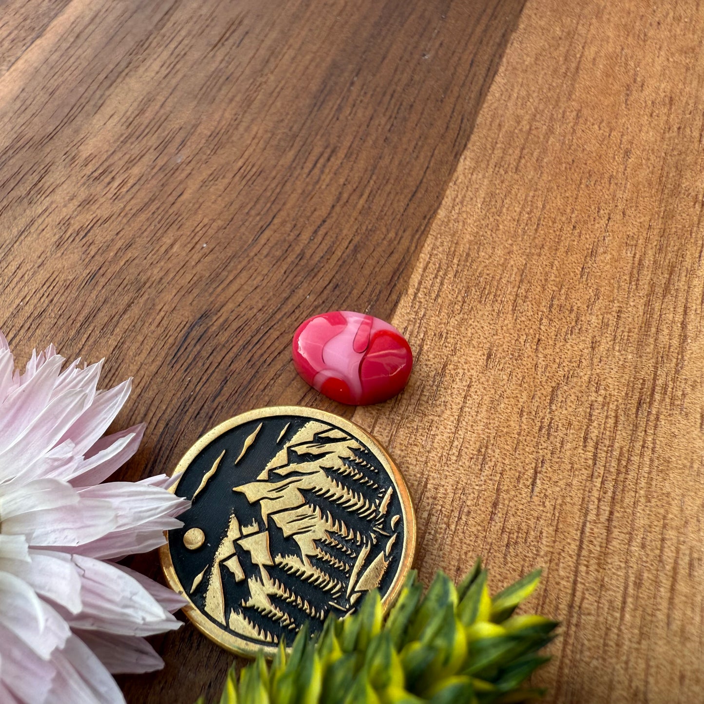 Acrylic Cabochon - approx. 10 x 8 x 3.3 mm