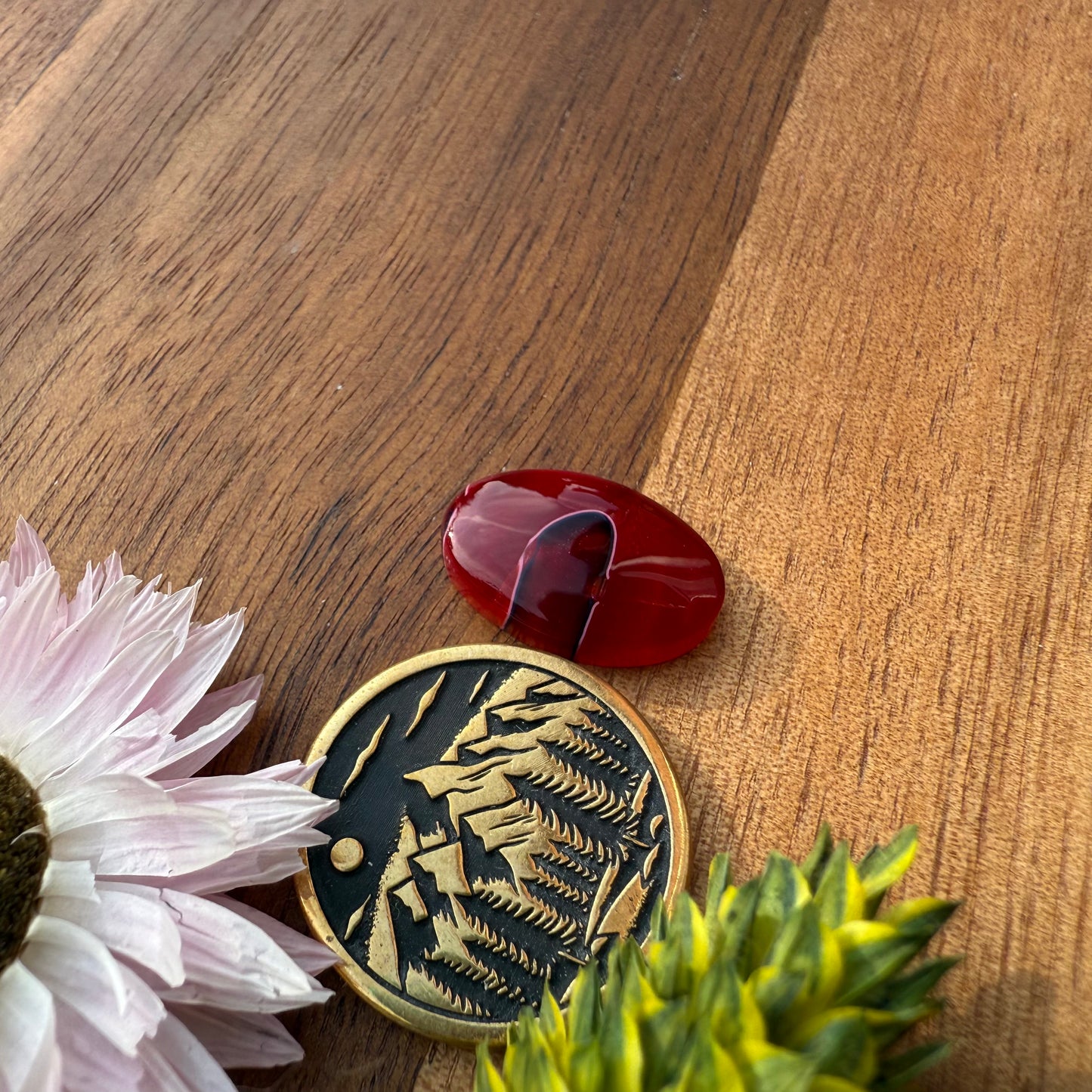 Acrylic Cabochon - approx. 16 x 10 x 4.1 mm