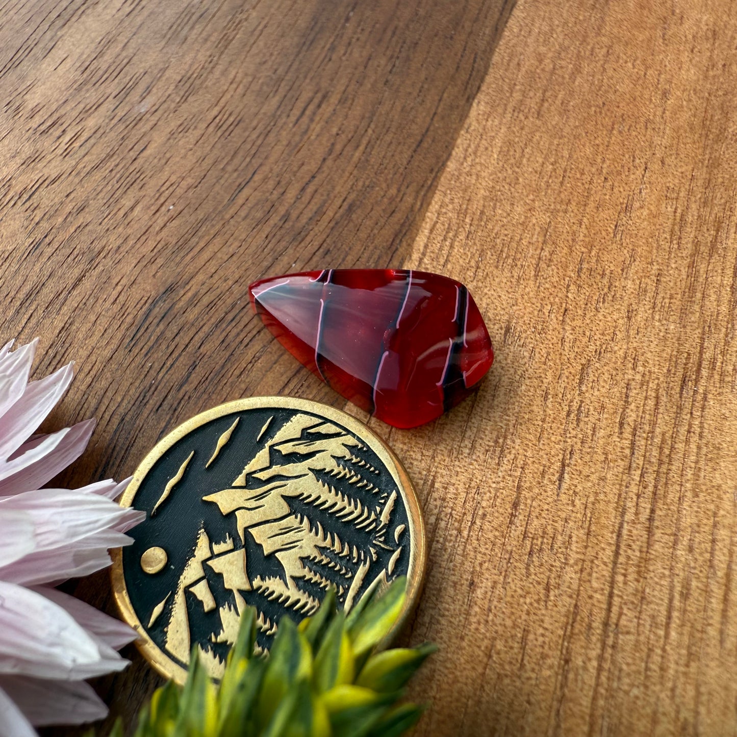 Acrylic Cabochon - approx. 19 x 12 x 4 mm