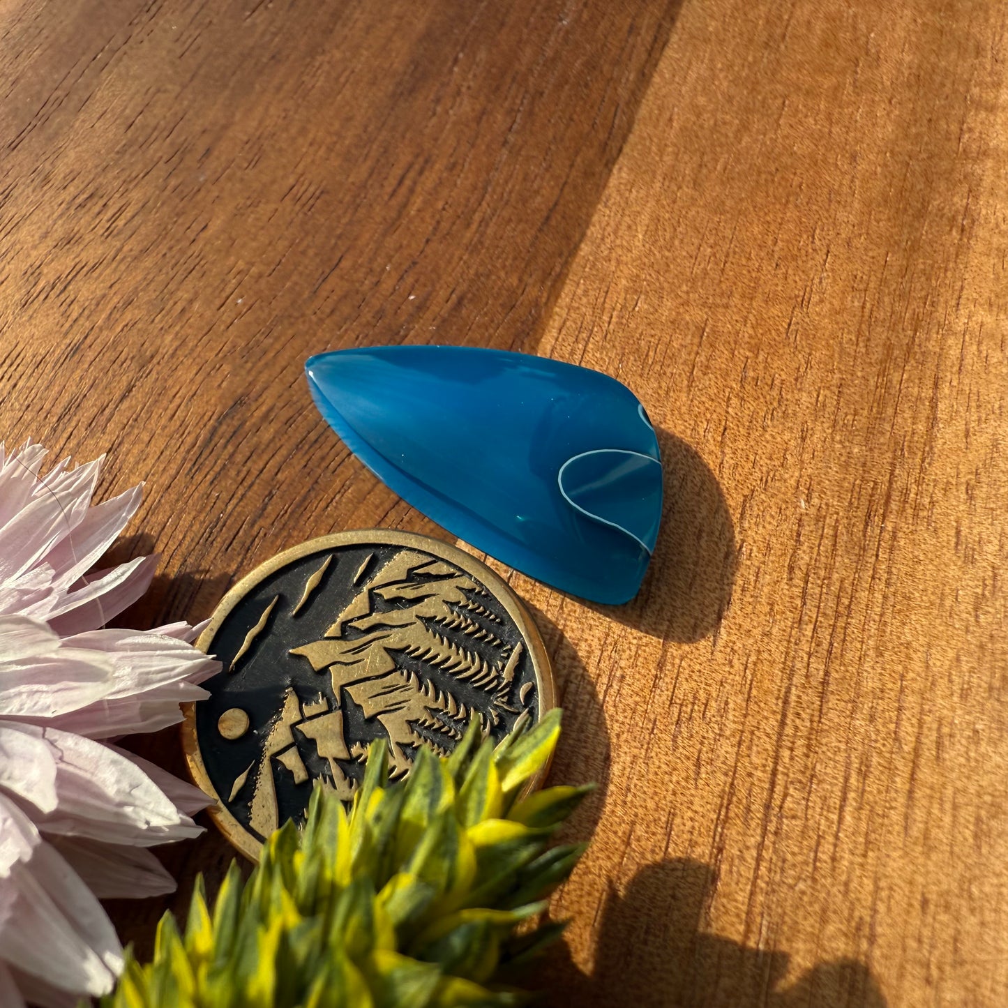 Acrylic Cabochon - approx. 24 x 13 x 4.3 mm