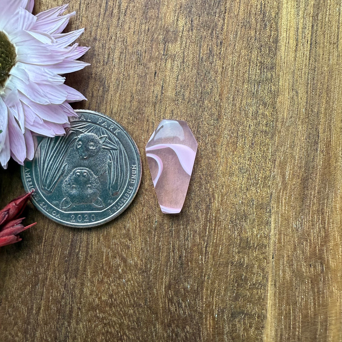 Acrylic Cabochon - approx. 19 x 11 x 4.1 mm
