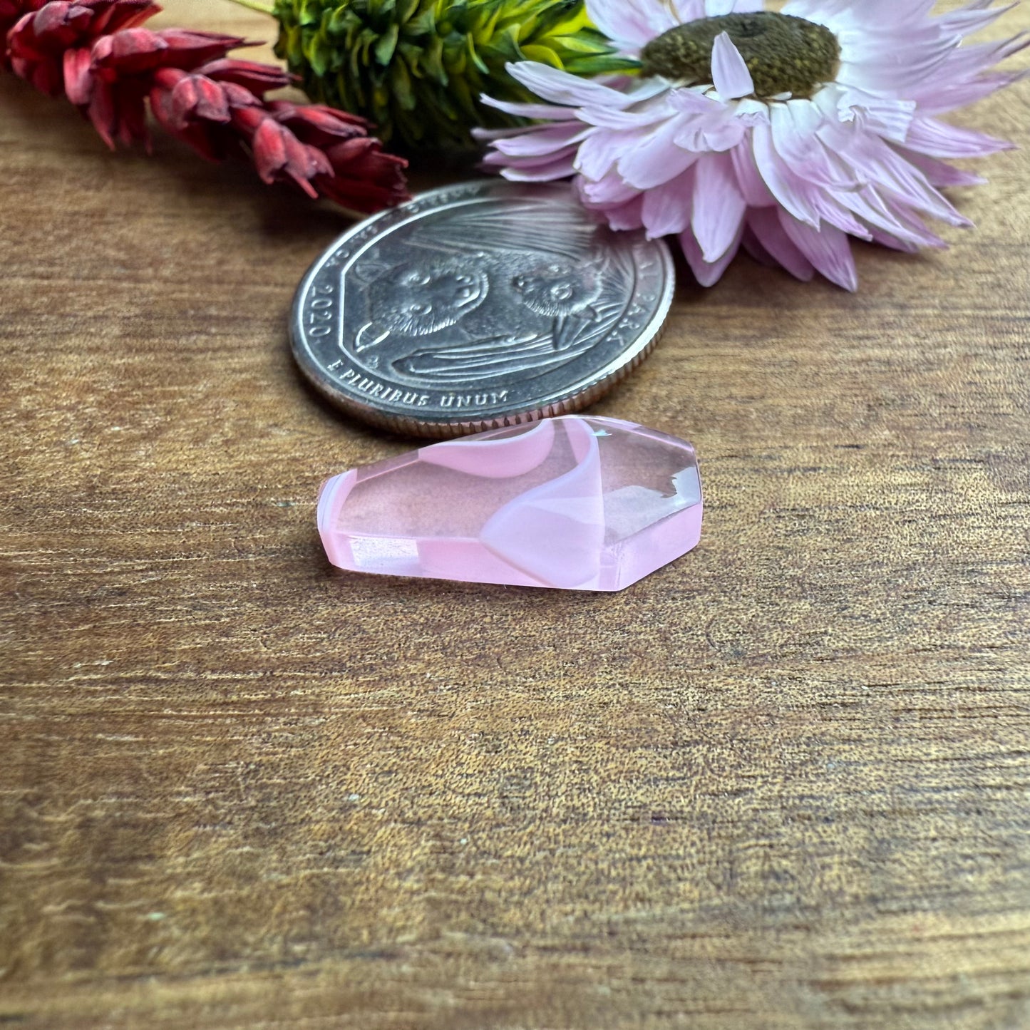 Acrylic Cabochon - approx. 19 x 11 x 4.1 mm
