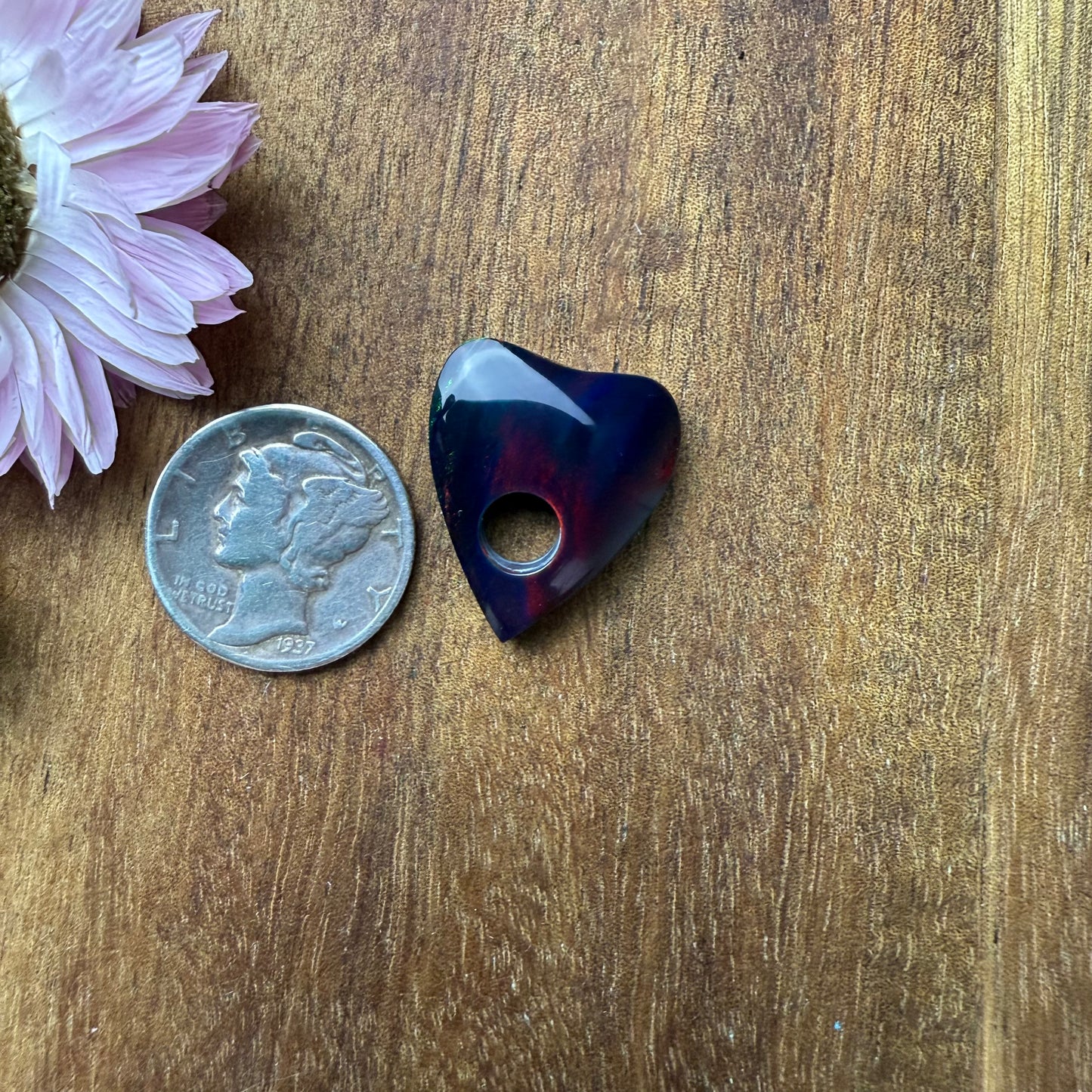 Aurora Opal Cabochon - approx. 19 x 16 x 4.7 mm