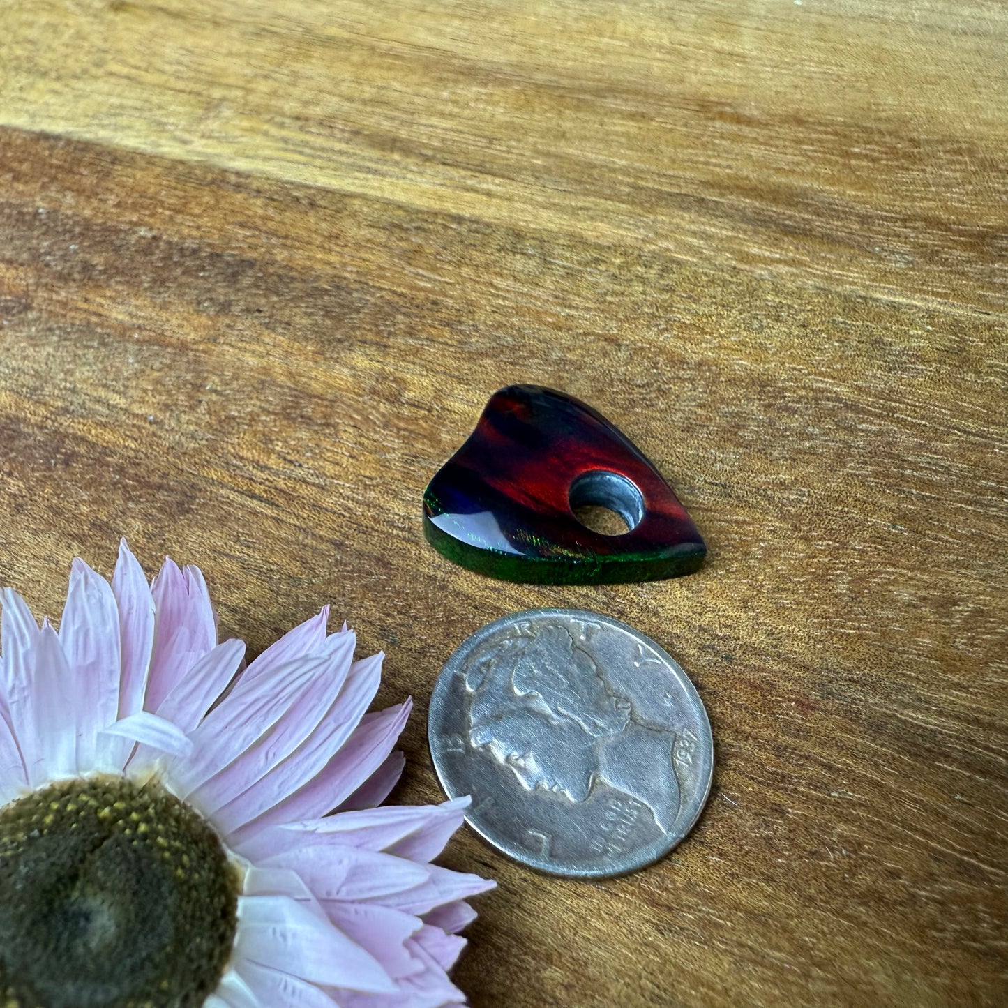 Aurora Opal Cabochon - approx. 19 x 16 x 4.7 mm