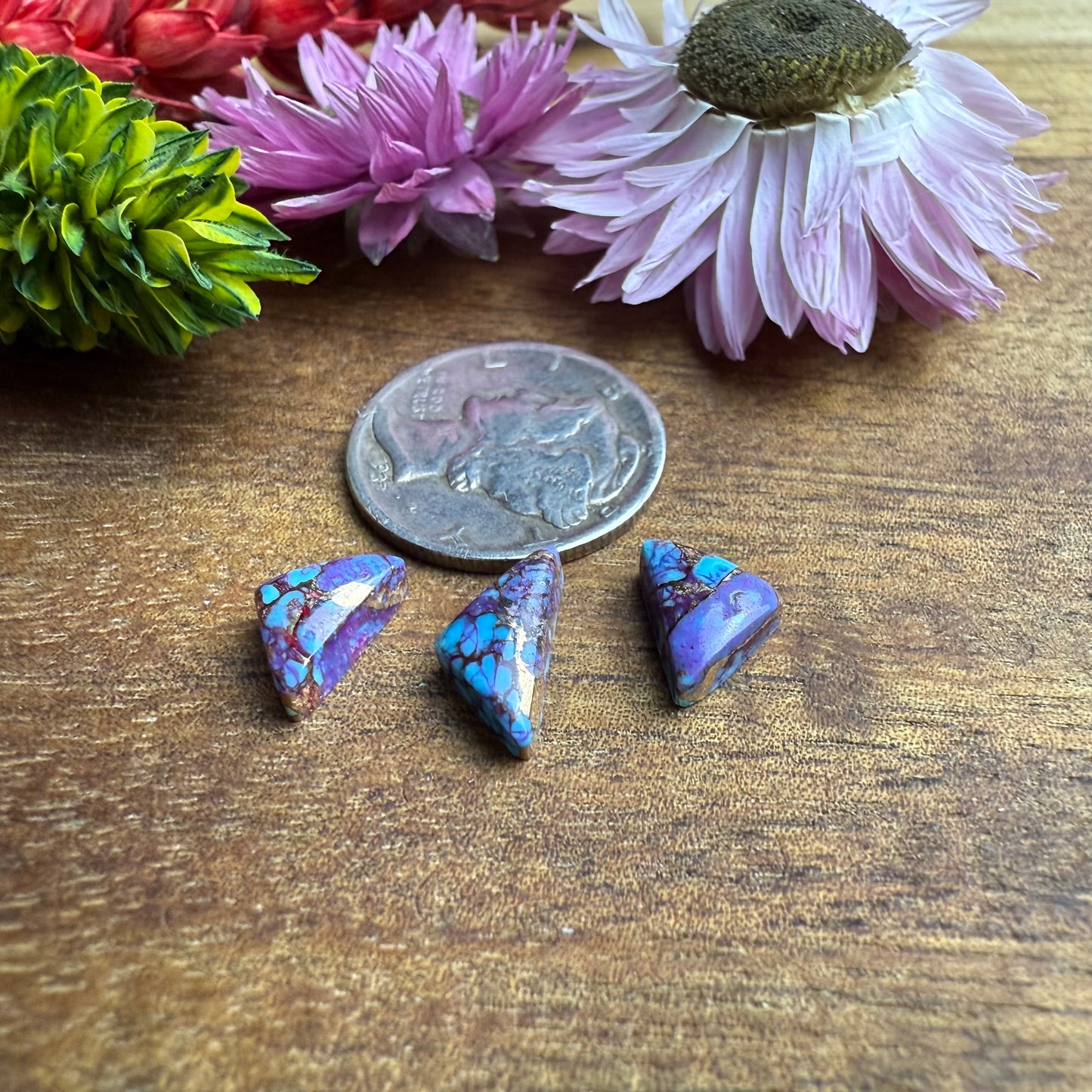 Kingman Composite Cabochon Set of 3 - Mixed Size
