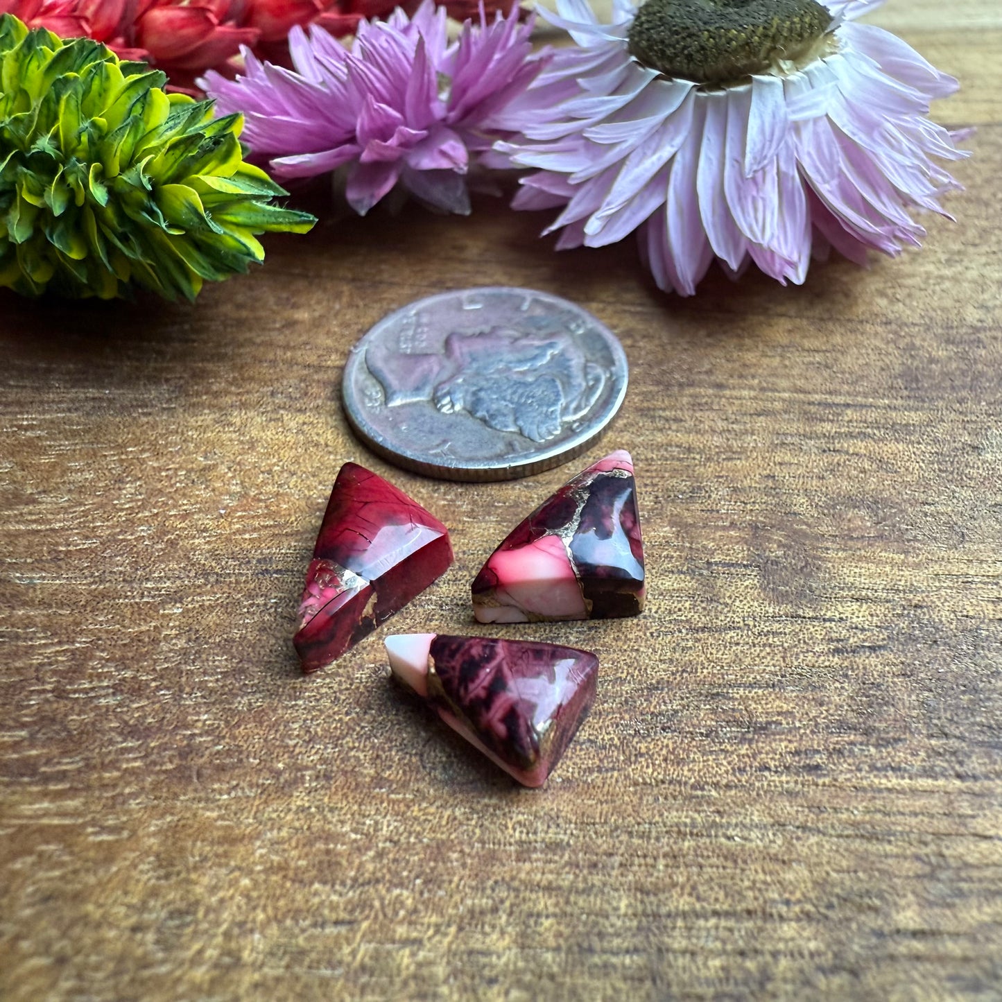 Kingman Composite Cabochon Set of 3 - Mixed Size