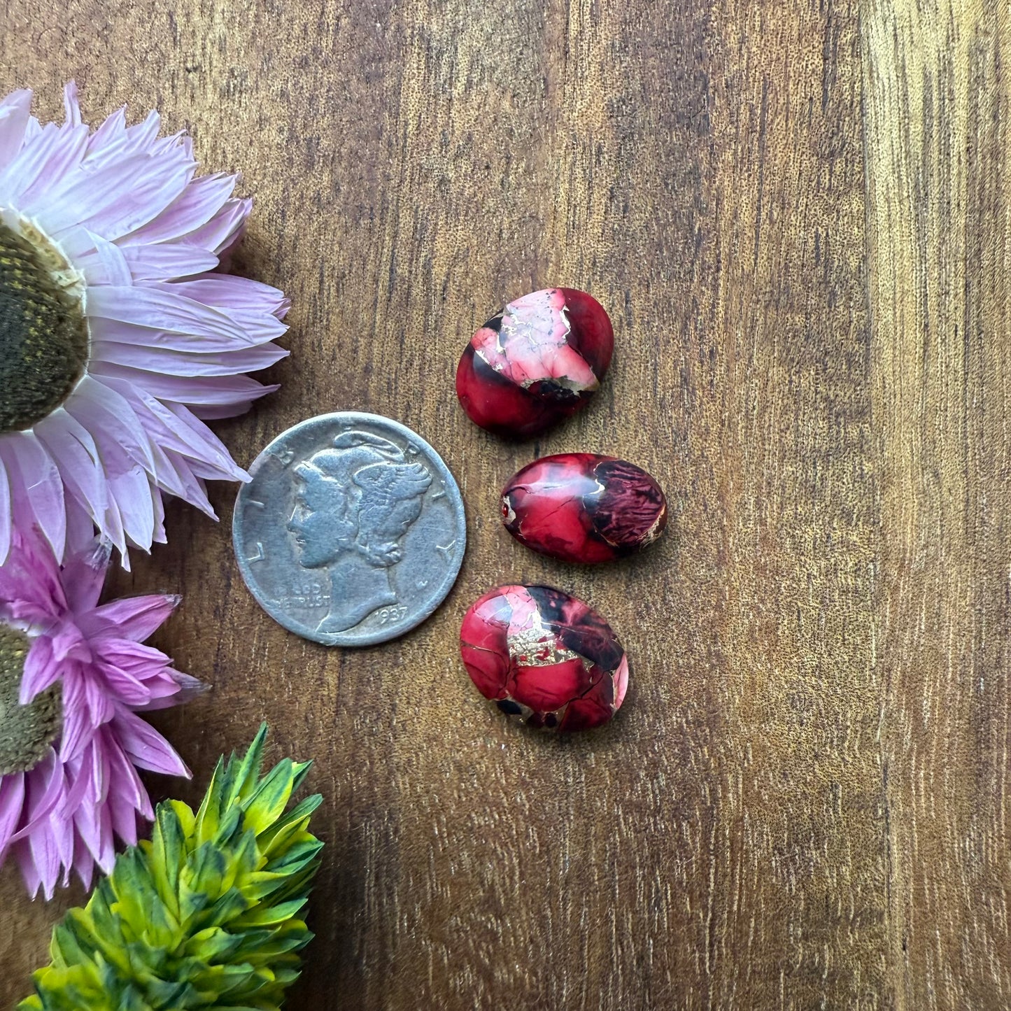 Kingman Composite Cabochon Set of 3 - Mixed Size